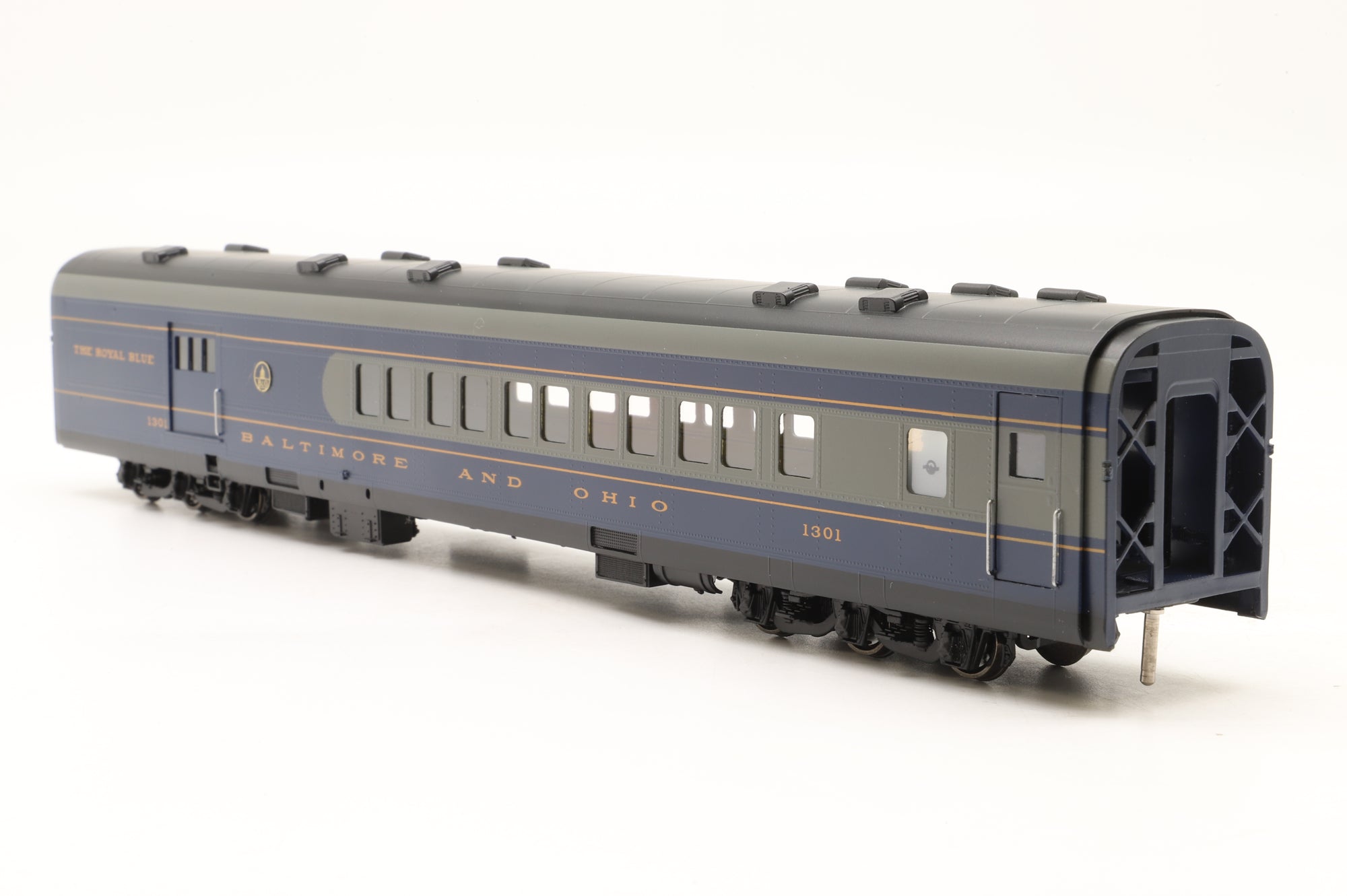 MTS Imports HO Brass Baltimore & Ohio Passenger Car Set 'The Royal Blue' Factory Painted