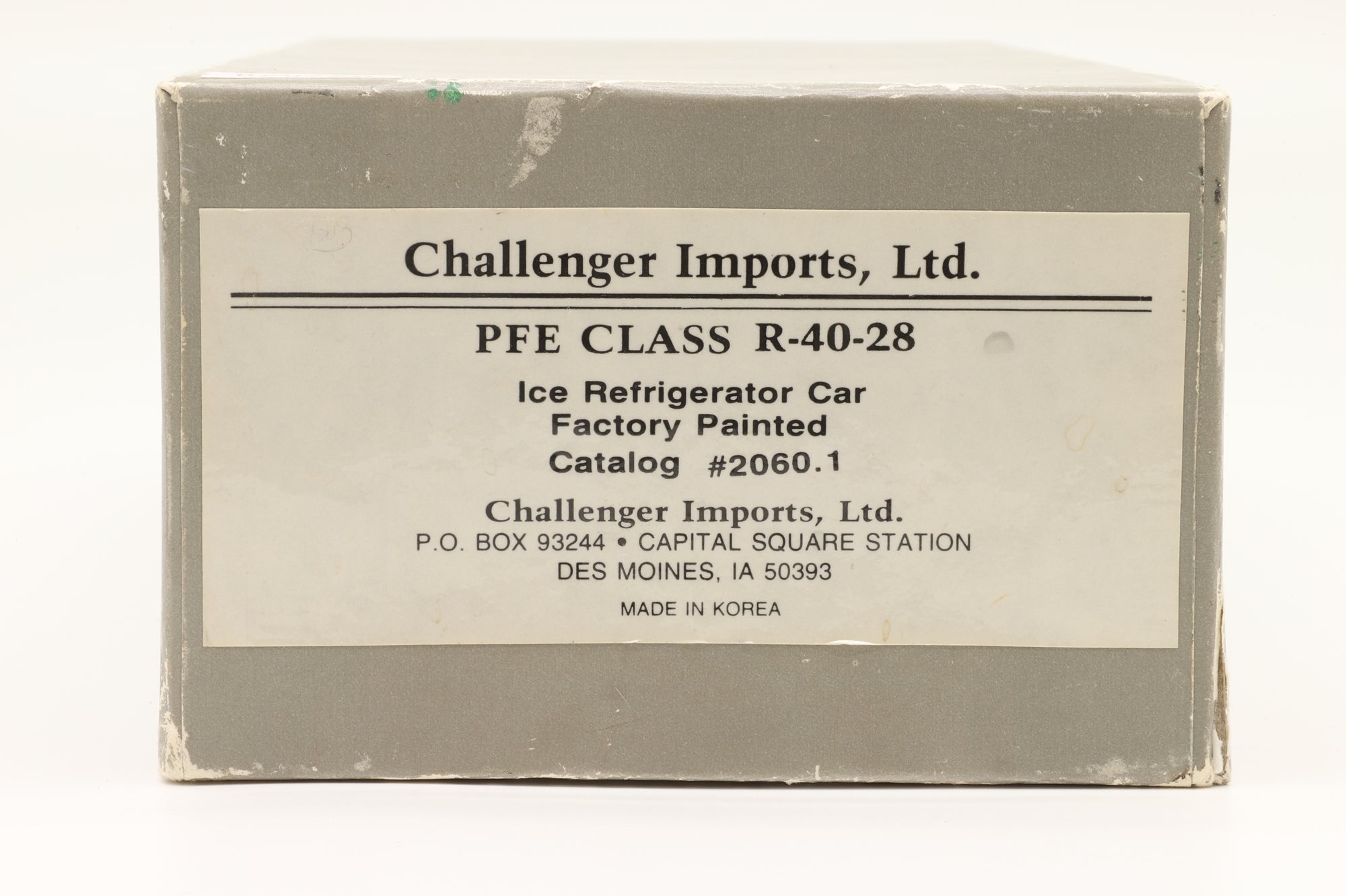 Challenger Imports Ltd HO 2060.1 PFE Class R40-28 Ice Refrigerator Car, Factory Painted Brass