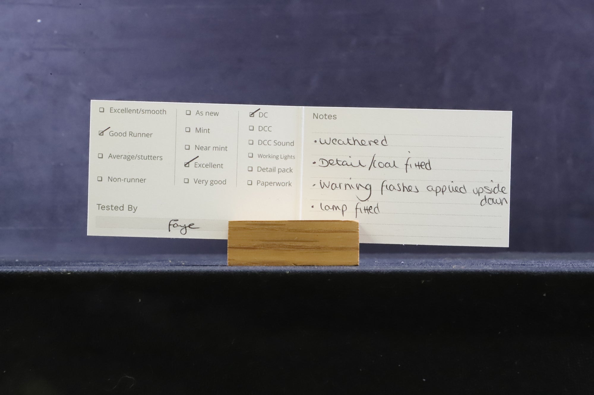 Bachmann OO 31-692 Stanier Mogul '42968' BR Lined Black L/C Weathered