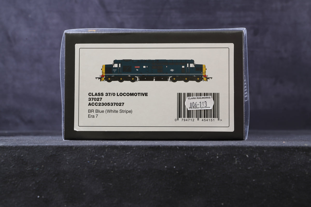 Accurascale OO ACC2305 Class 37/0 &#39;37025&#39; BR Blue