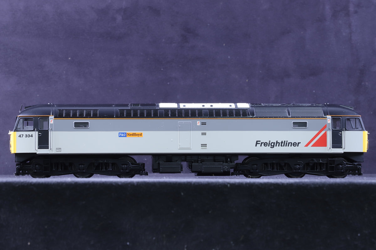 Heljan OO 4675 Class 47 47334 in Early Freightliner Livery
