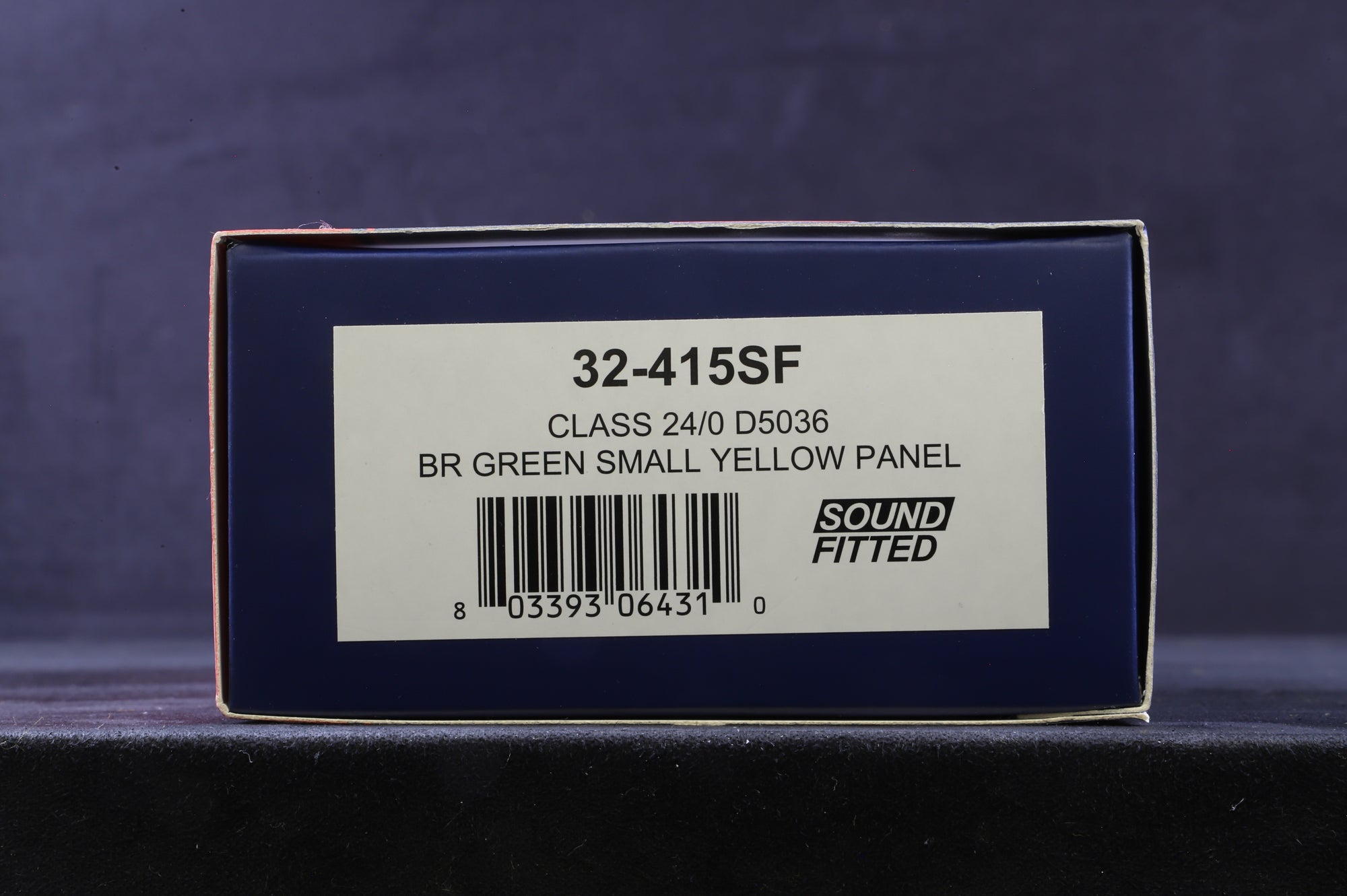 Bachmann oO 32-415SF Class 24/0 'D5036' BR Green Small Yellow Panel DCC Sound