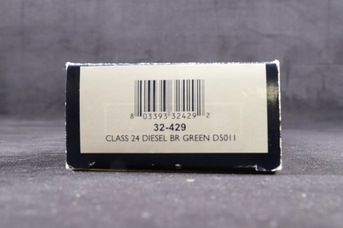 Bachmann OO 32-429 Class 24 Diesel BR Green &#39;D5011&#39;