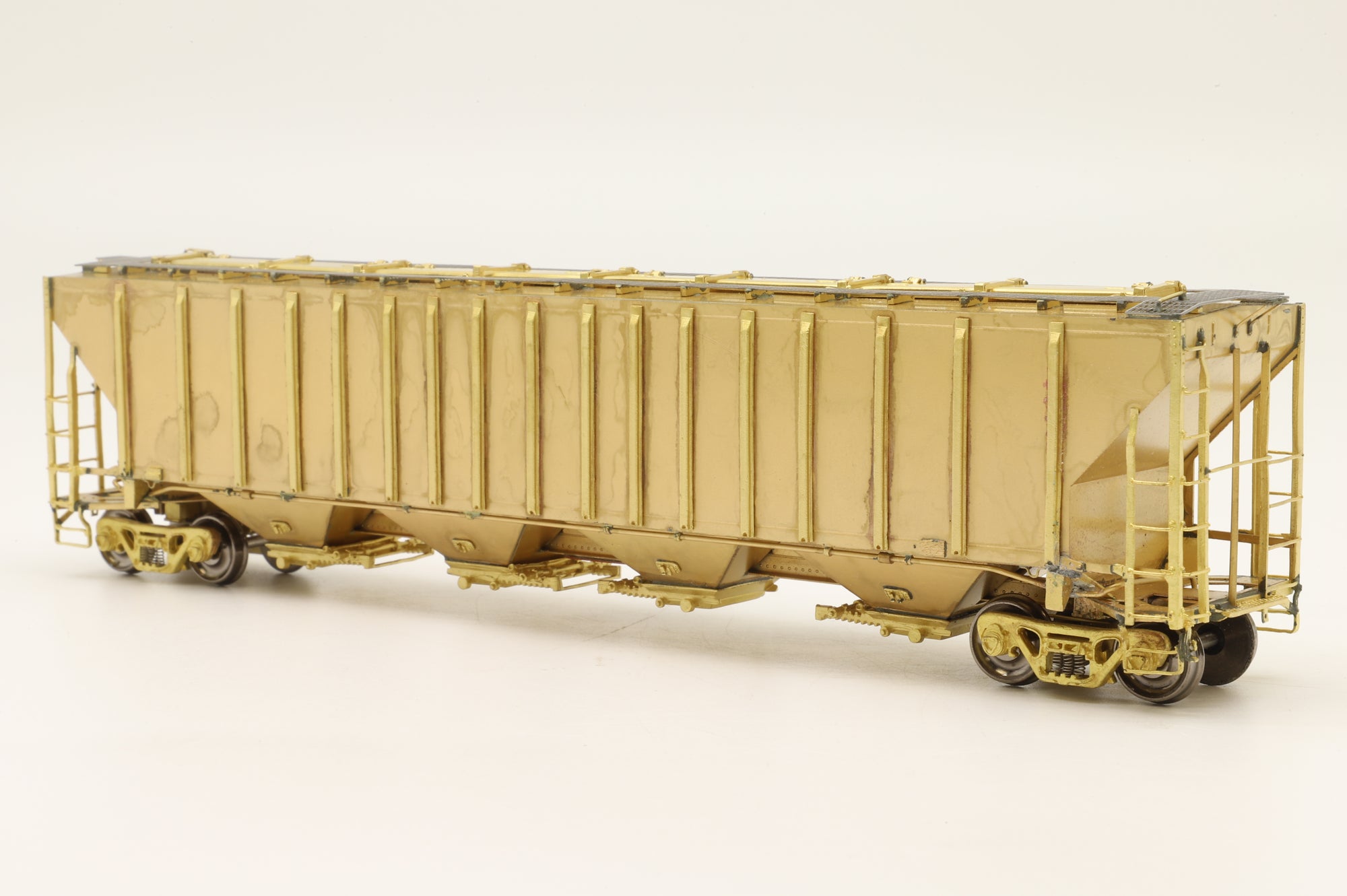 Overland Models HO Brass OMI-3380 UP Pullman Standard 125T Covered Hopper  Unpainted