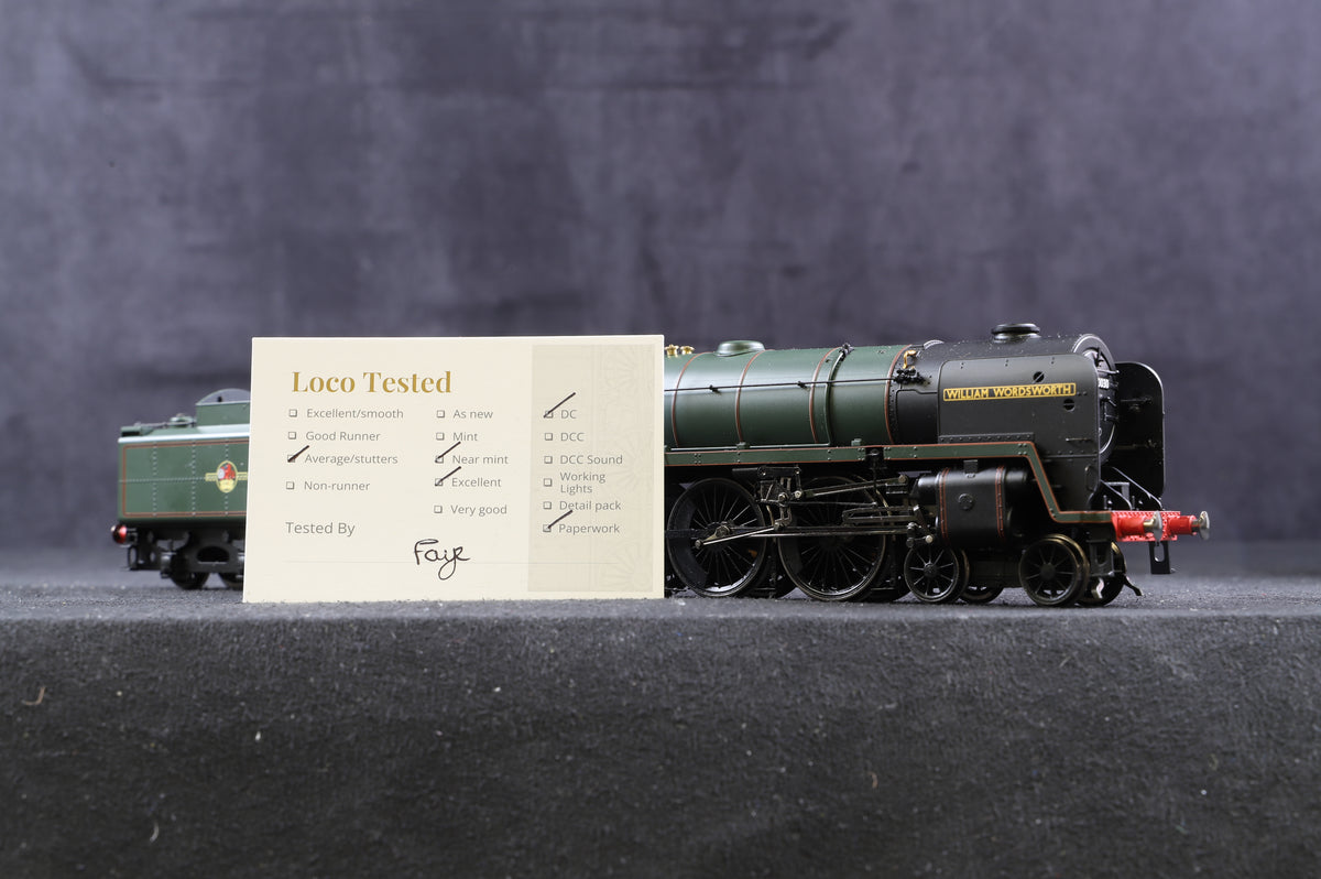 Hornby OO R2563 Class 7MT Britannia 4-6-2 70030 &quot;William Wordsworth&quot; in BR Green