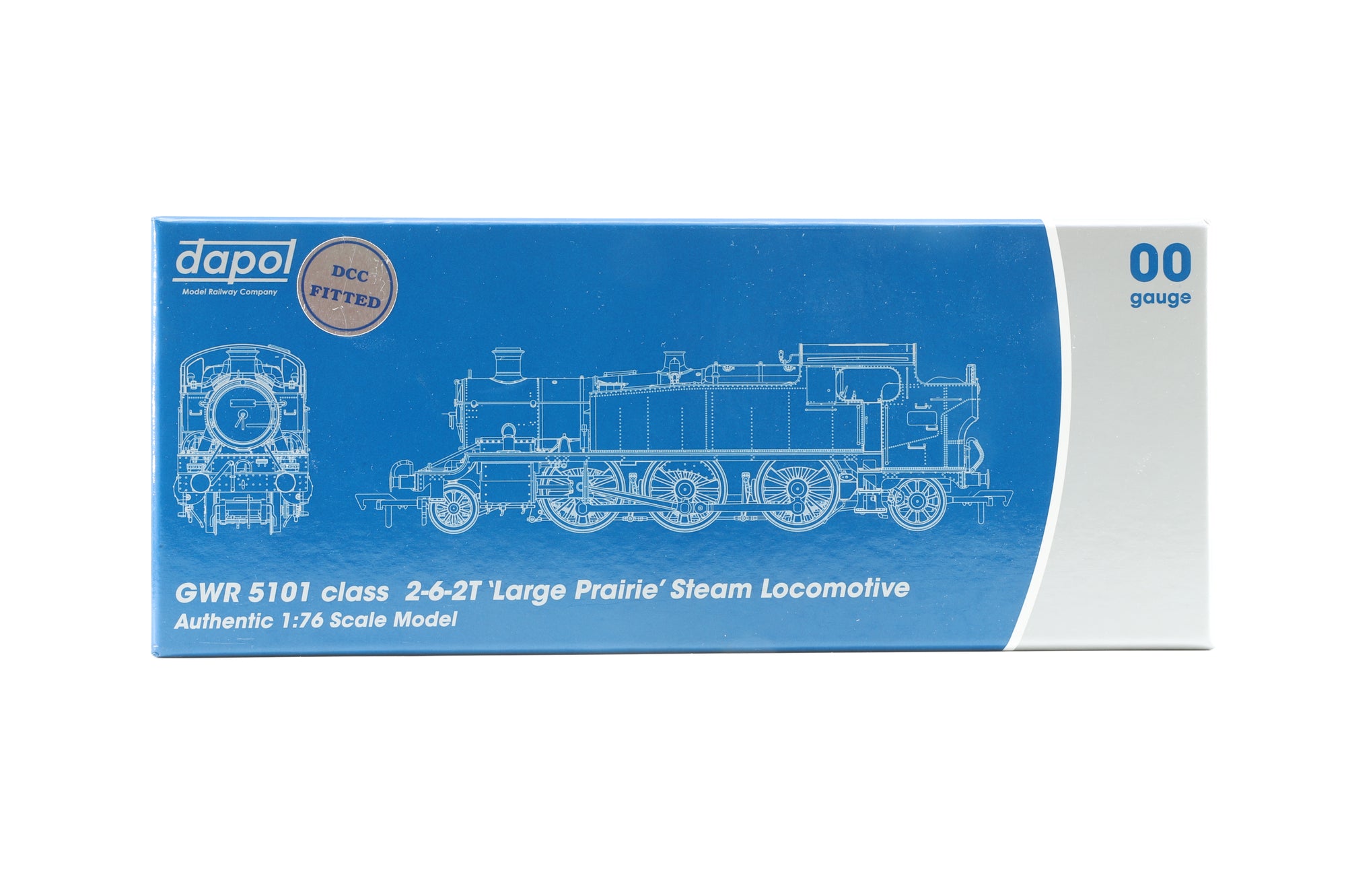Dapol OO 4S-041-015D Large Prairie Lined BR Green Late Crest No.5101 DCC Fitted