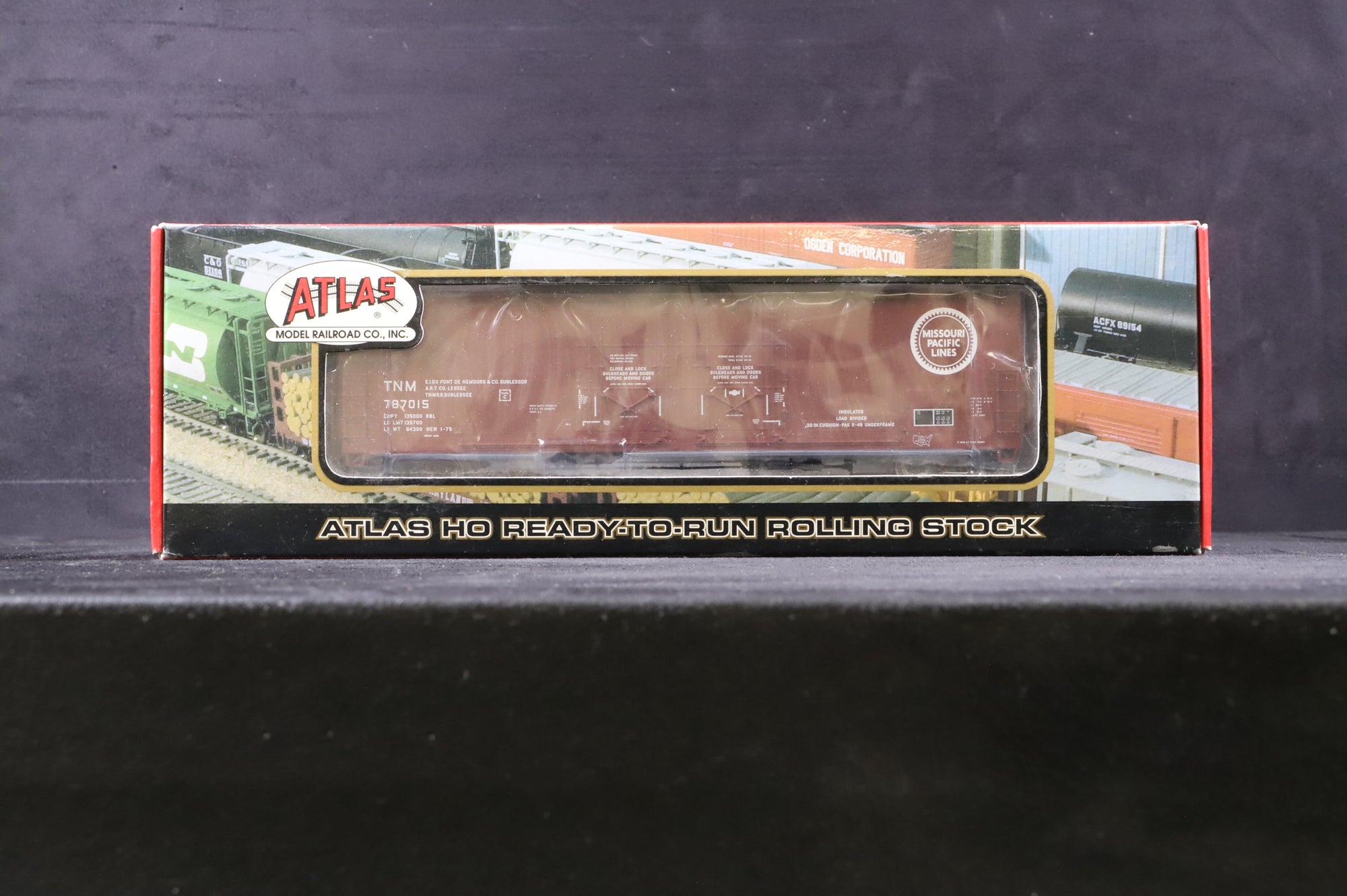 Atlas HO 1768-2 Evans DPD Box Car No.787015 in Missouri Pacific Brown
