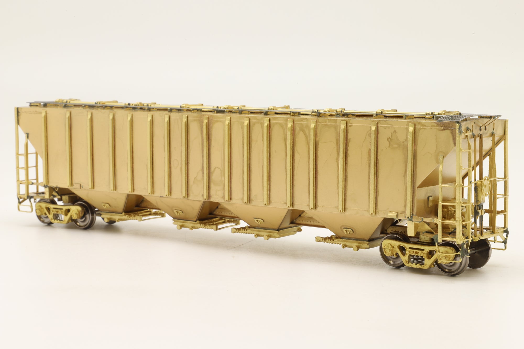 Overland Models HO Brass OMI-3380 UP Pullman Standard 125T Covered Hopper  Unpainted
