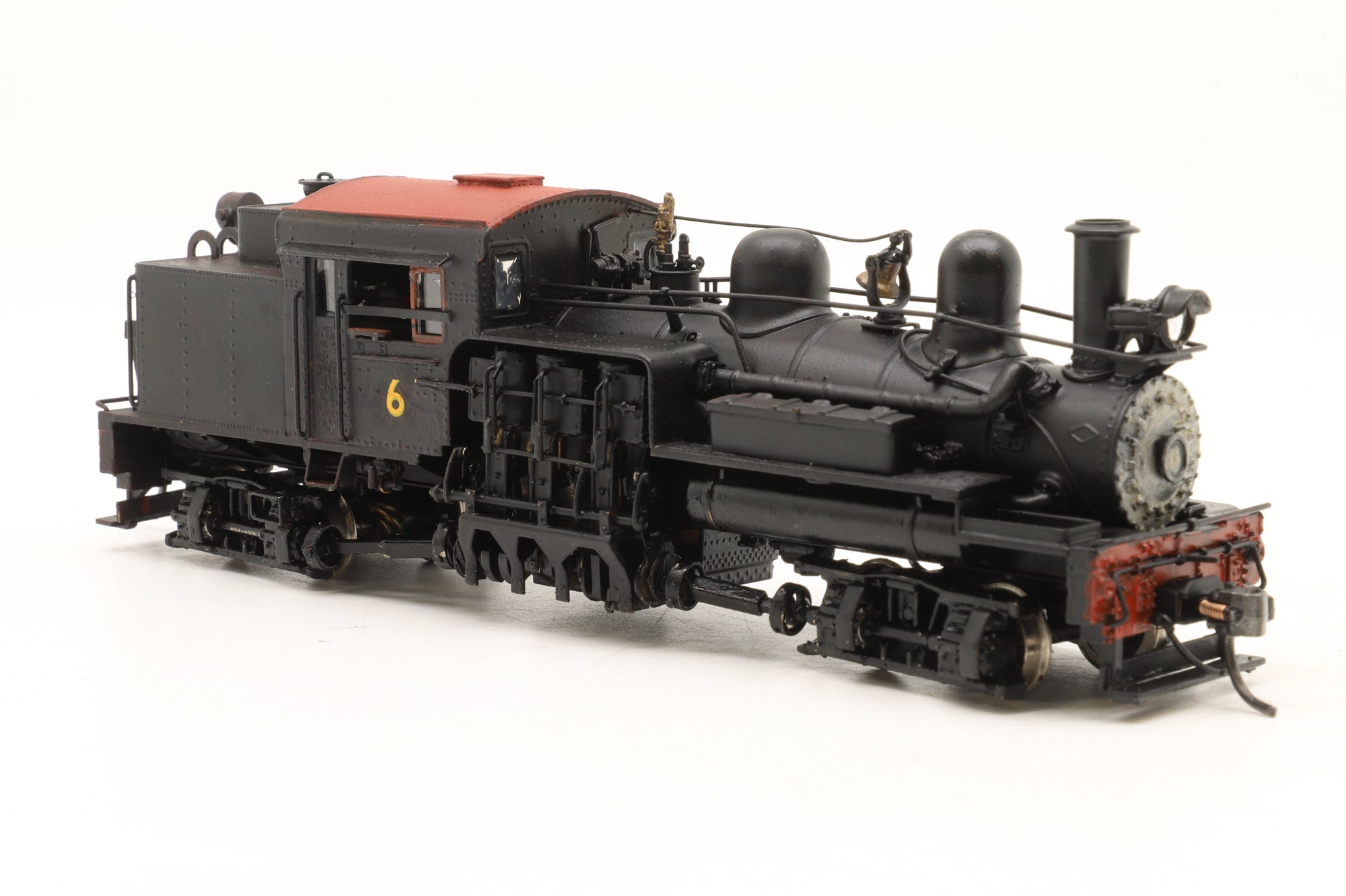 Westside Model Company HO Brass Two Truck Shay '6' Custom Painted