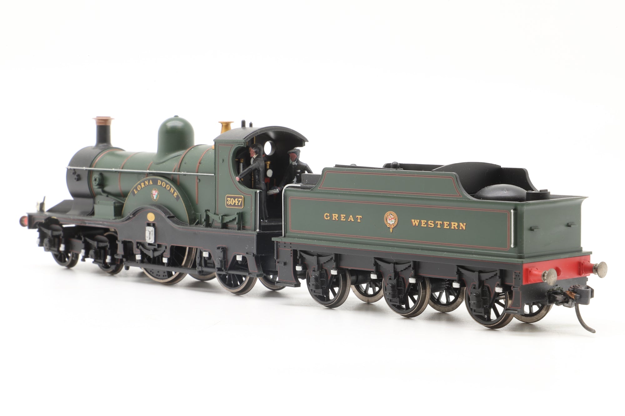 WORKSHOP Hornby OO R2614 Dean Single 3047 'Lorna Doone' in Lined GWR Green - Non-Runner