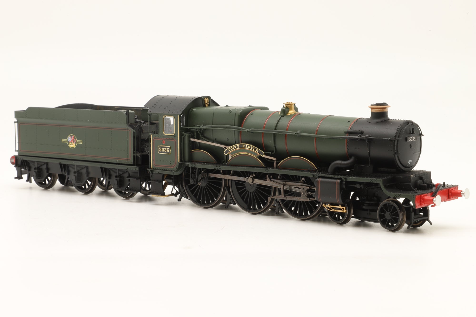 Hornby OO R3619 Castle Class '5035' BR Lined Green L/C Renamed/ Recrested DCC Fitted