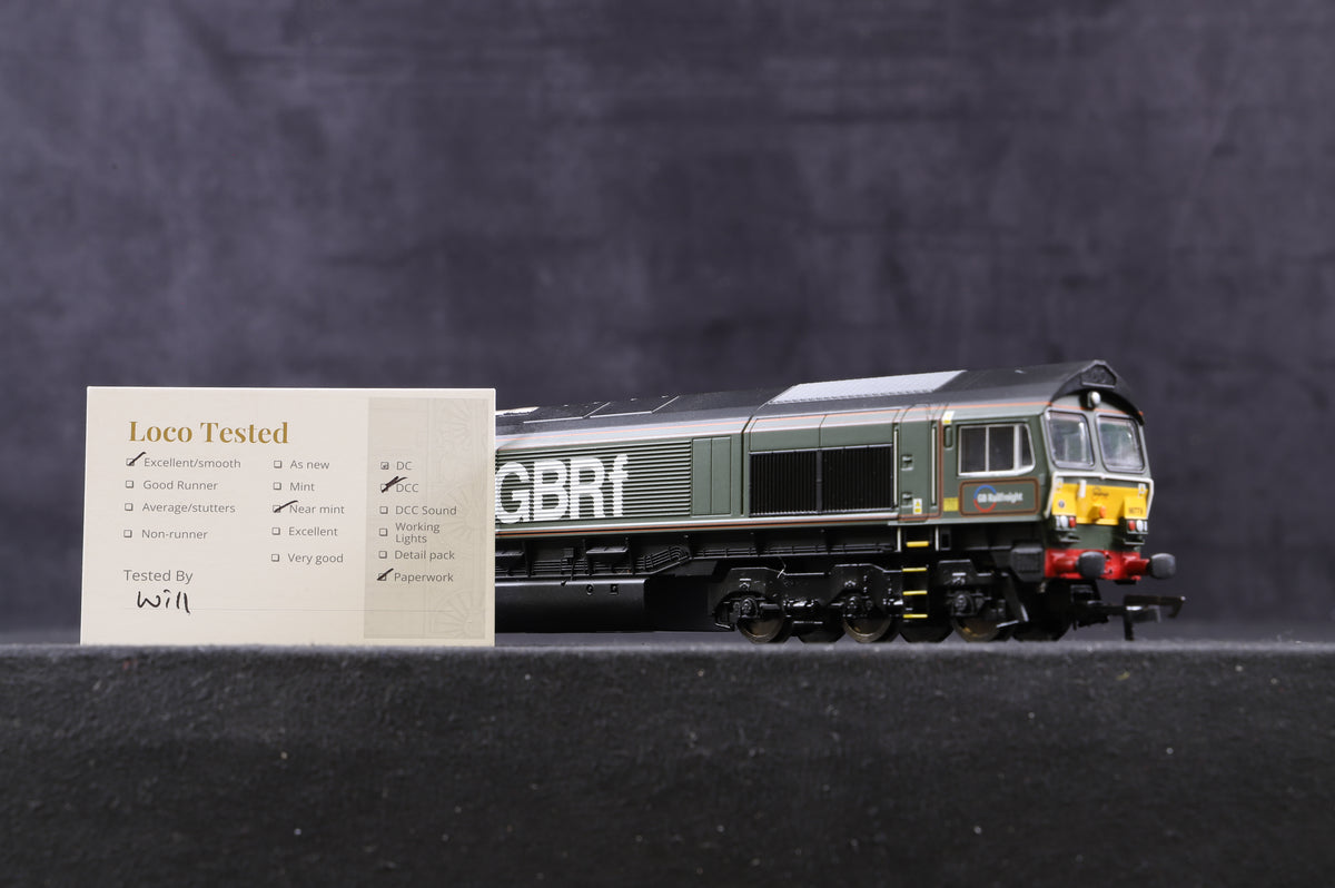 Hornby OO R3747 Class 66 &#39;66779&#39; &#39;Evening Star&#39; GBRf, DCC Fitted