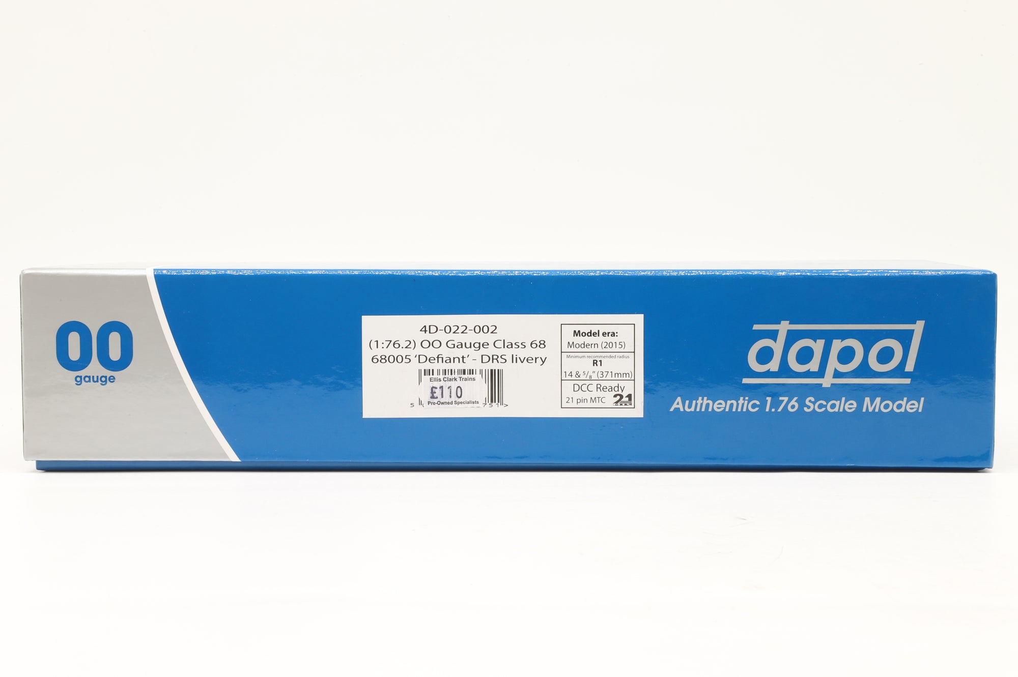 Dapol OO 4D-022-002 Class 68 '68005' 'Defiant' DRS Livery