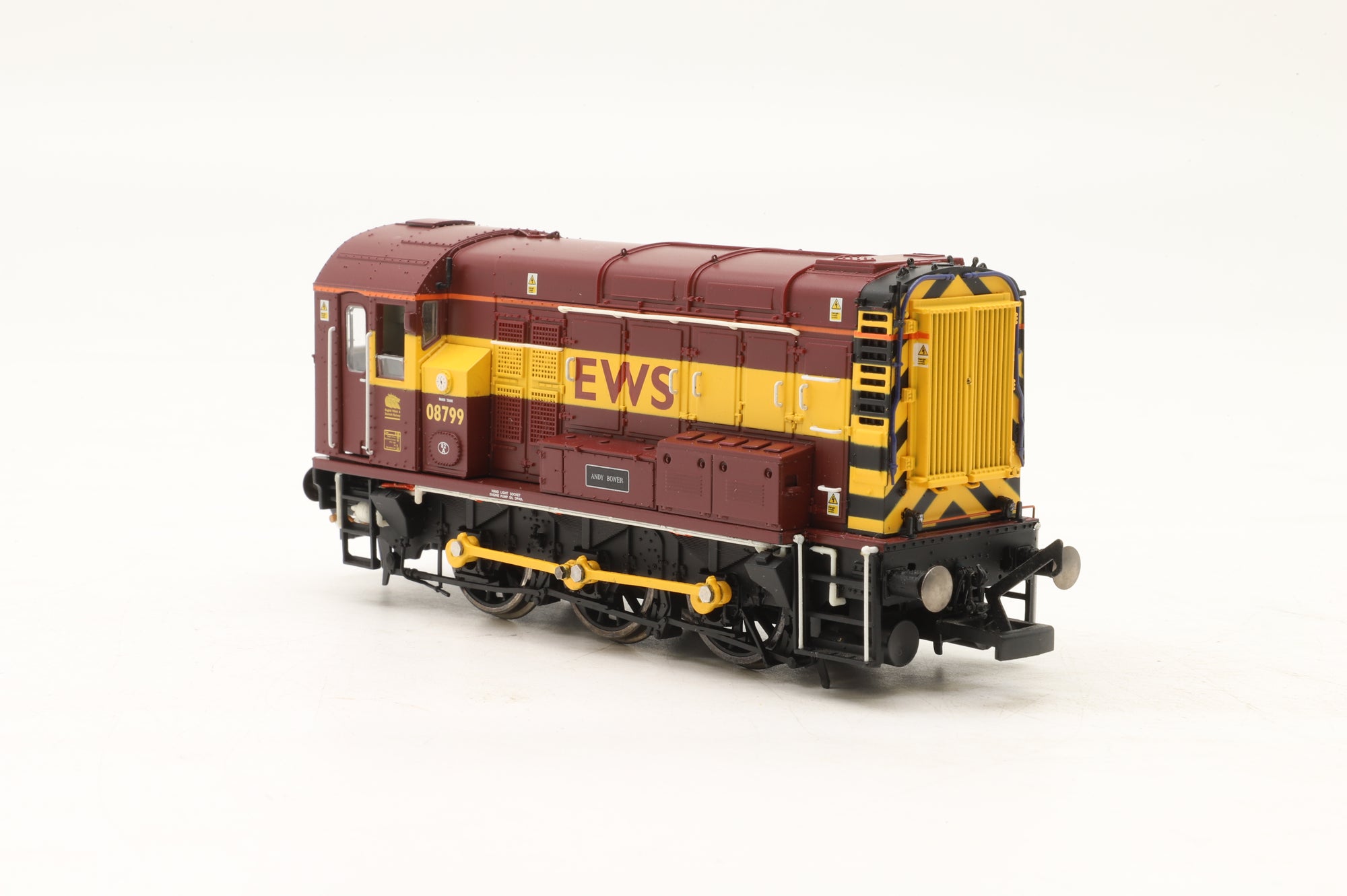 Hornby OO R2777 Class 08 Shunter '08799' 'Andy Bower' EWS DCC Sound