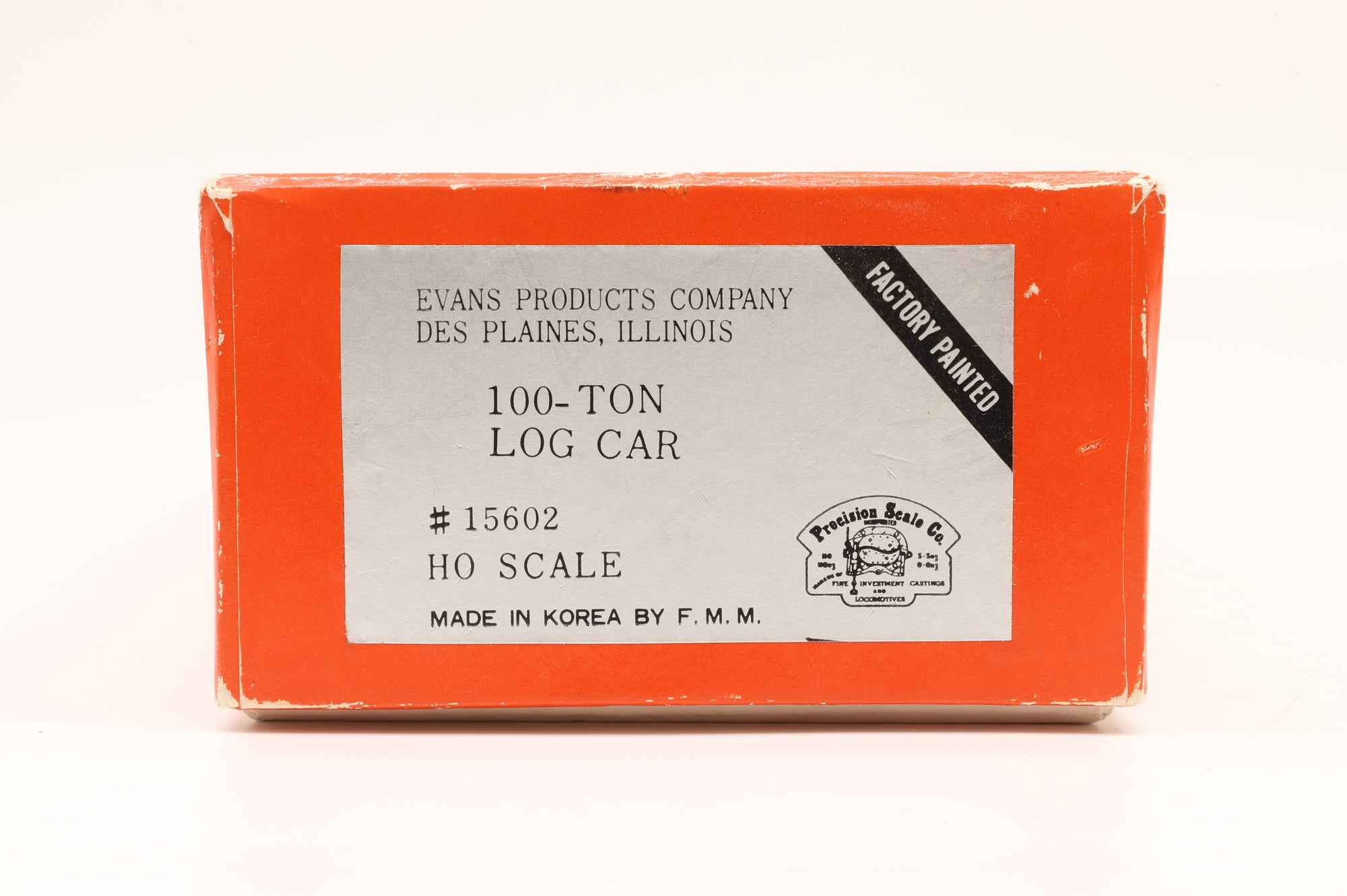 Iron Horse Models HO Brass 15602 100 Ton Log Car Custom Painted