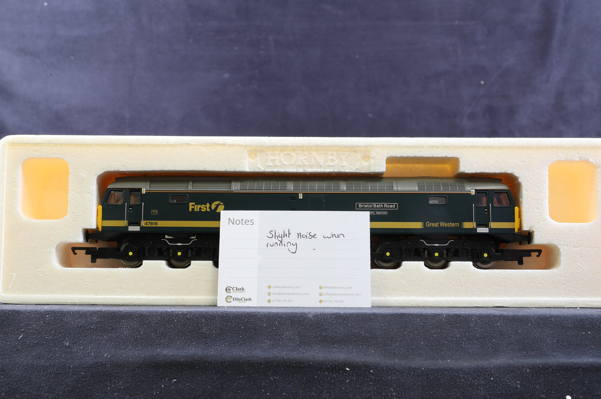 Hornby OO First Great Western Co-Co Diesel Electric Class 47 &#39;Bristol Bath Road&#39;