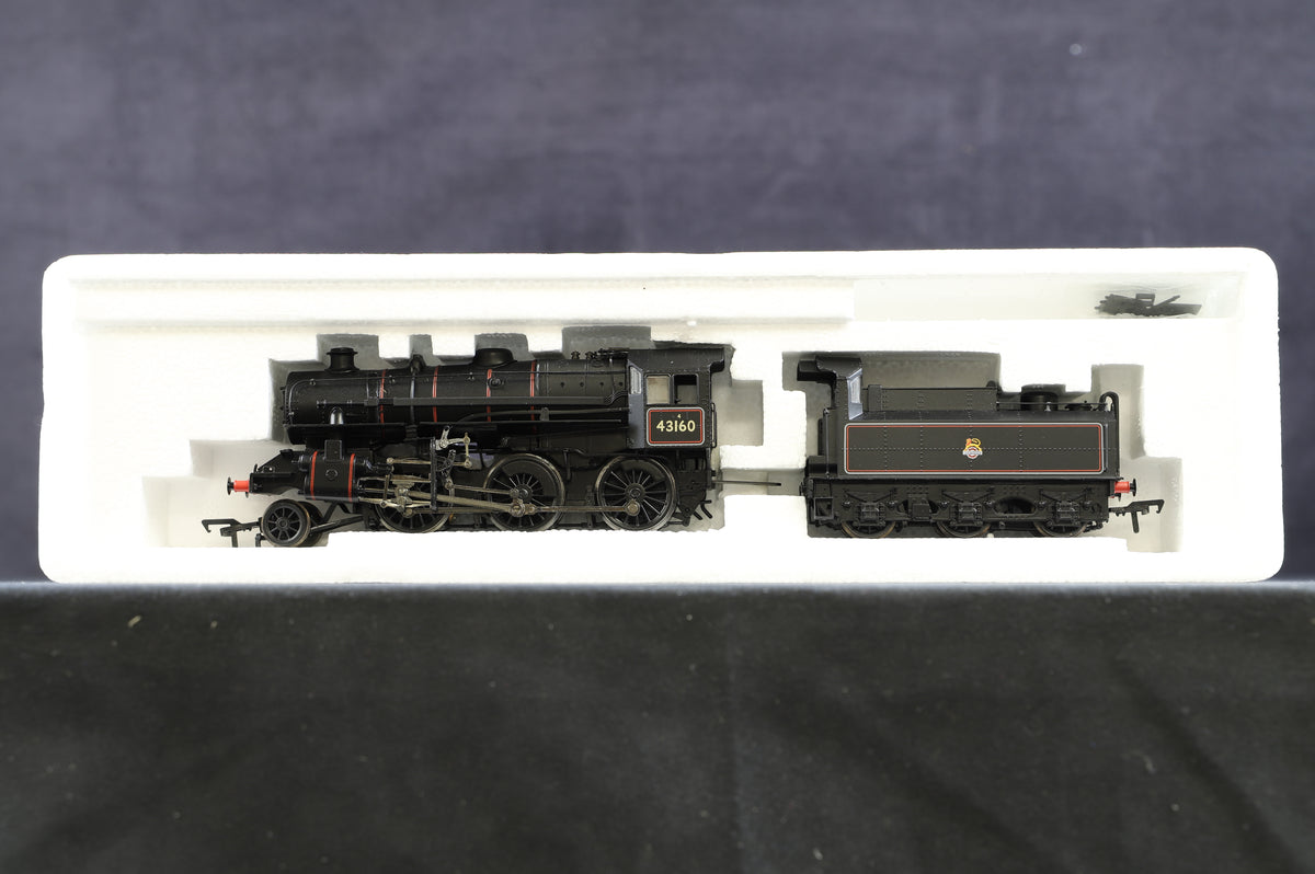 Bachmann OO 32-577 Ivatt Class 4 &#39;43160&#39; BR Lined Black E/Emblem