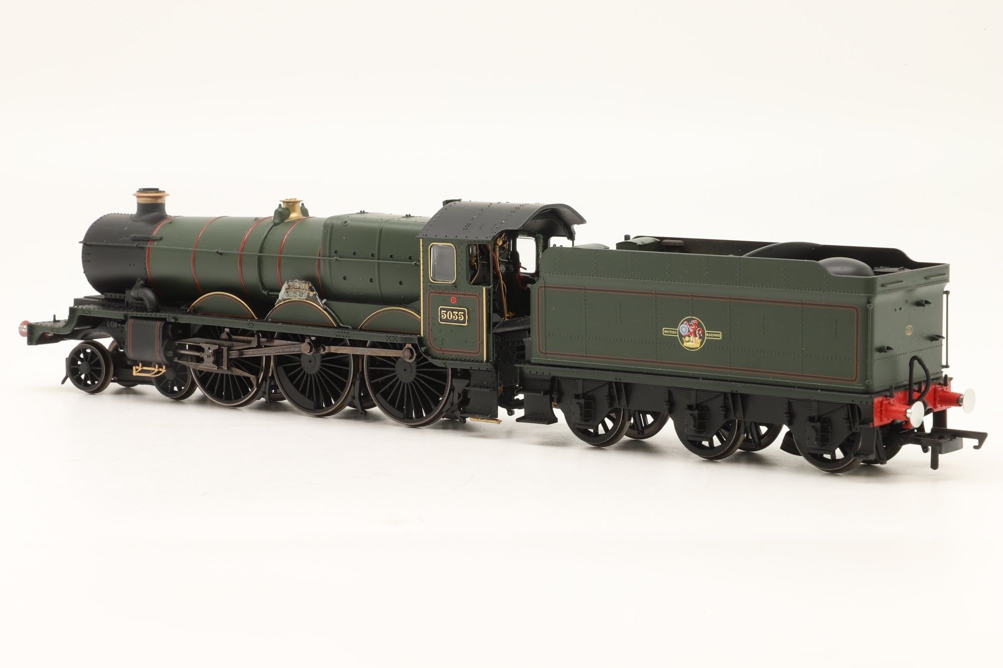 Hornby OO R3619 Castle Class '5035' BR Lined Green L/C Renamed/ Recrested DCC Fitted
