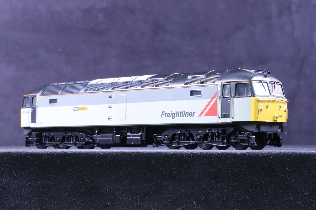 Heljan OO 4675 Class 47 47334 in Early Freightliner Livery