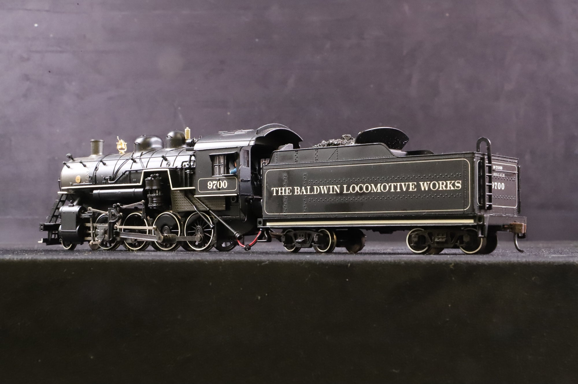 Spectrum HO 11417 Baldwin 2-8-0 No.9700 in Lined Baldwin Locomotive Works Black