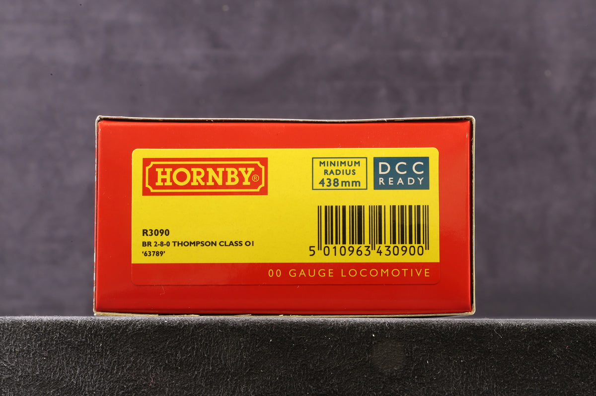 Hornby OO R3090 BR 2-8-0 Thompson Class O1 &#39;63789&#39;