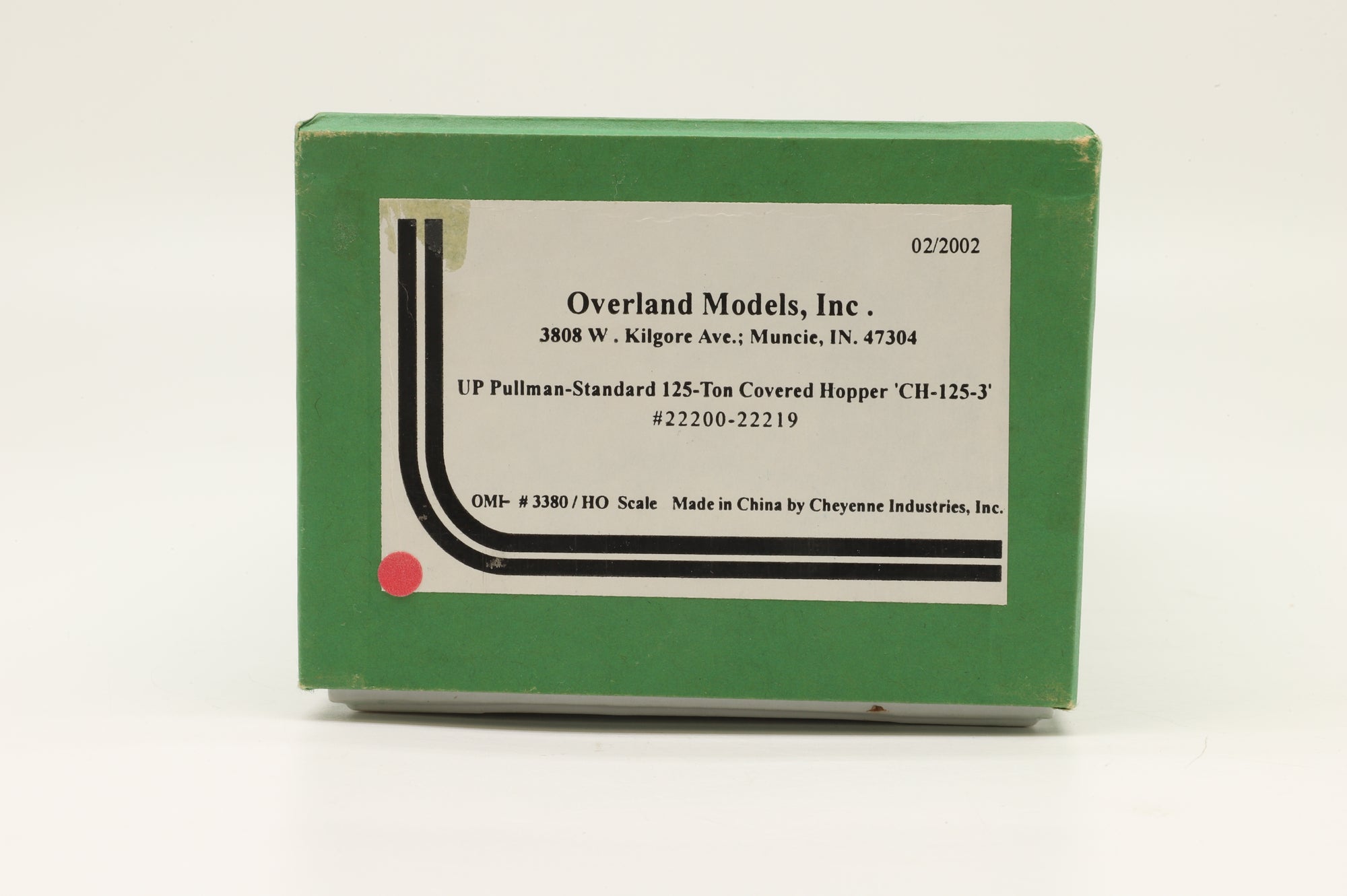 Overland Models HO Brass OMI-3380 UP Pullman Standard 125T Covered Hopper  Unpainted
