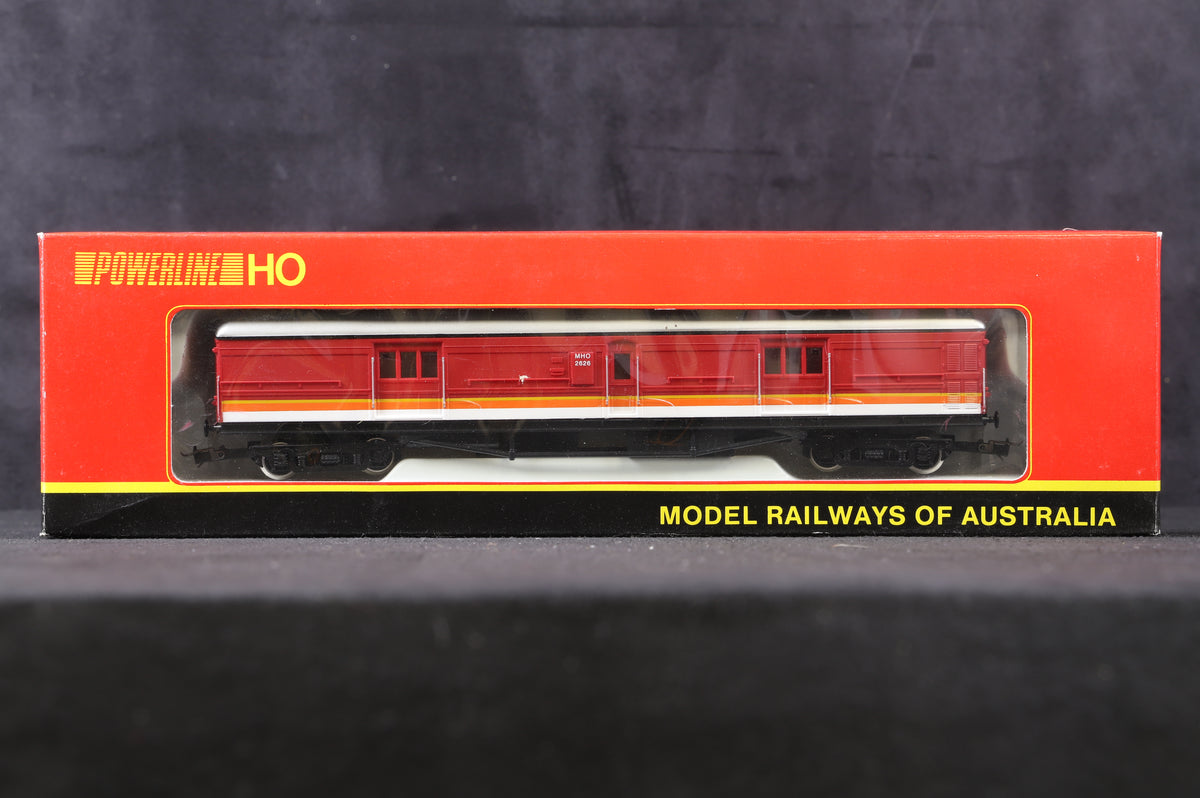 Powerline HO Rake of 3 Coaches NSW Candy Livery