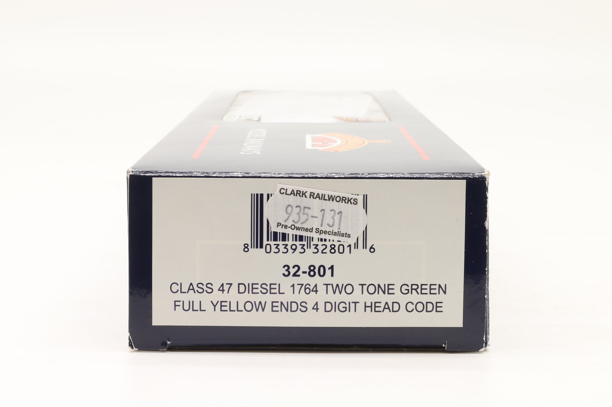 Bachmann OO 32-801 Class 47 '1764' Diesel BR Two Tone Green Full Yellow Ends 4 Digit Head Code