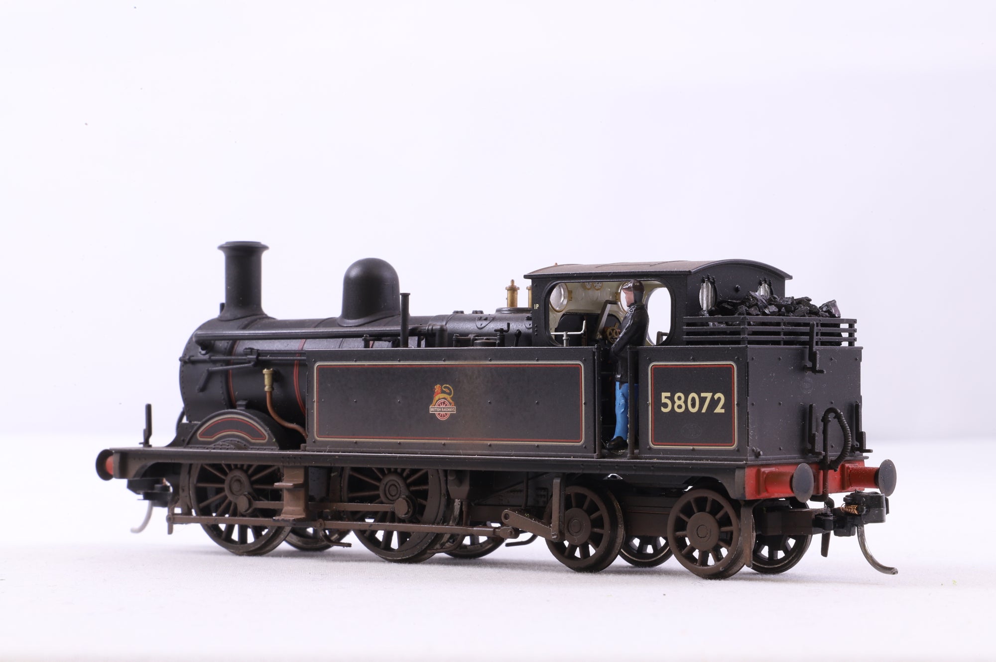 Bachmann OO 31-742SF Midland 1P Tank No.58072 in Lined BR Black w/ Early Crests - DCC Sound & TMC Weathered