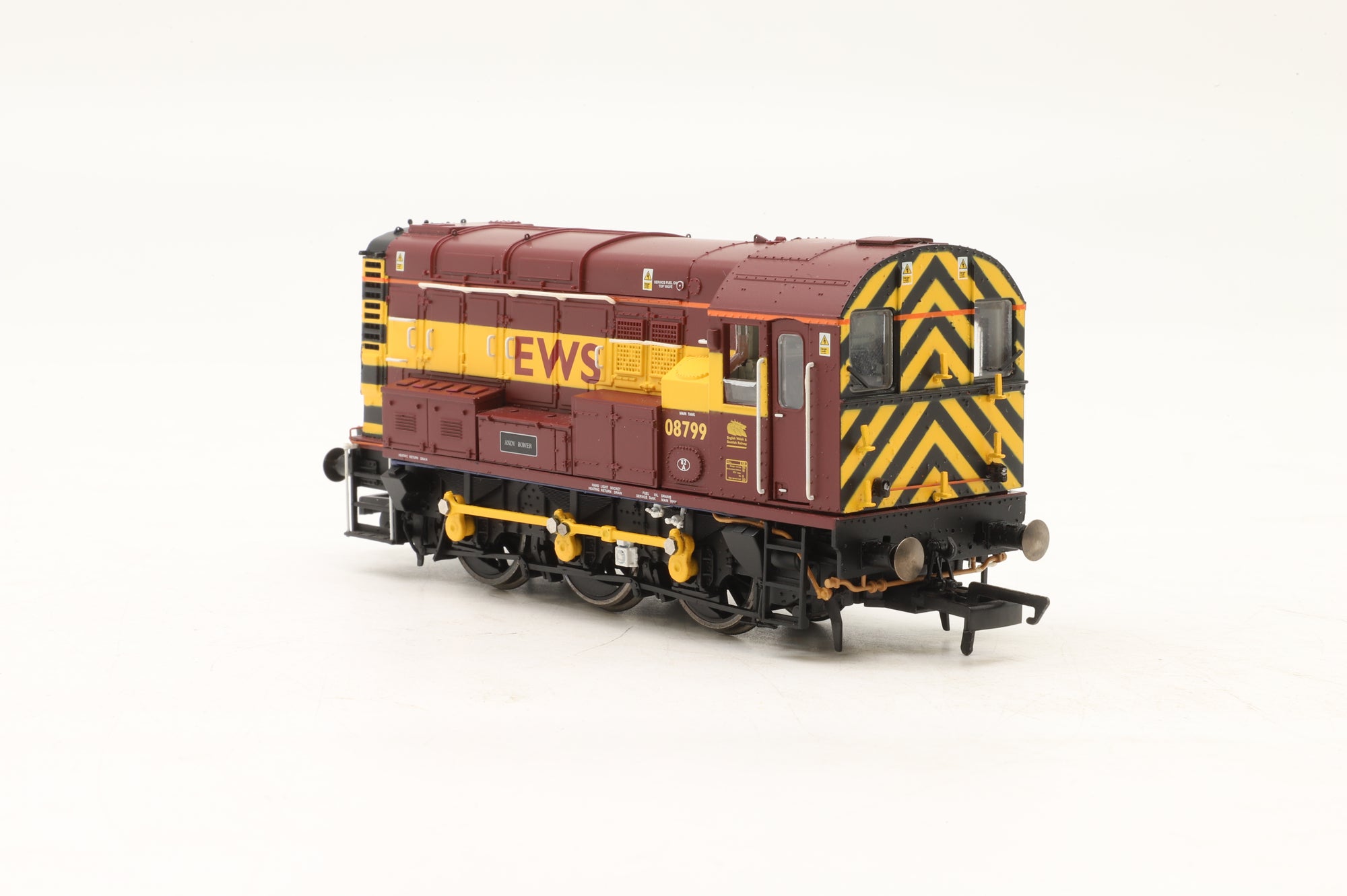 Hornby OO R2777 Class 08 Shunter '08799' 'Andy Bower' EWS DCC Sound