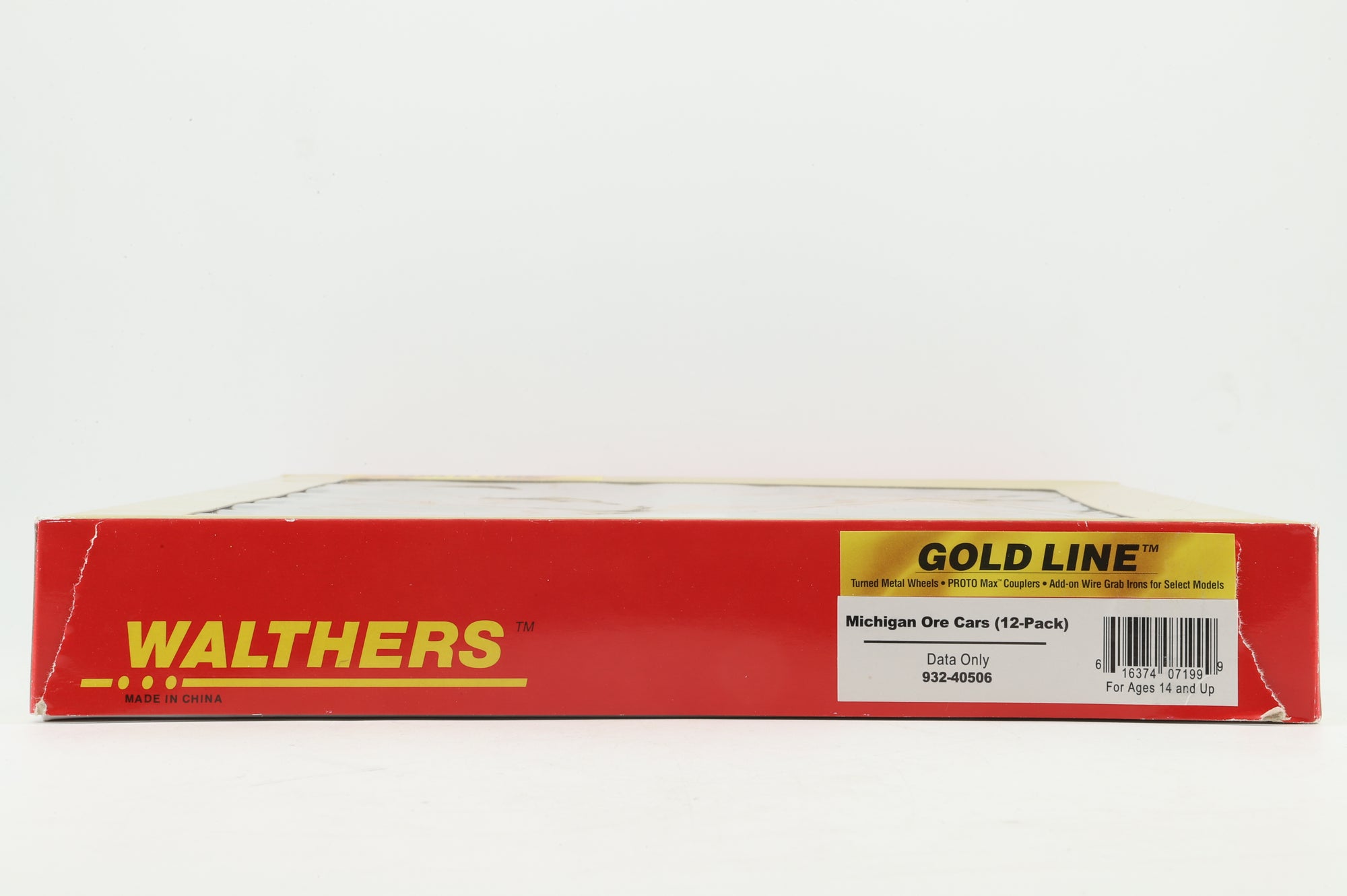 Walthers HO 12-Pack of Michigan Ore Cars in DMIR Brown - Pro-Weathered/Customised
