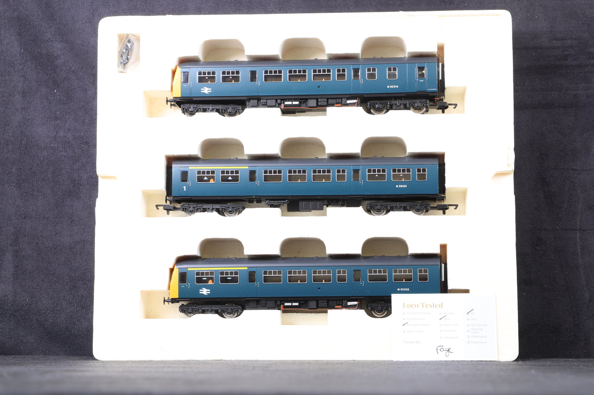 Hornby OO R2579A BR Class 101 3-Car DMU BR Blue