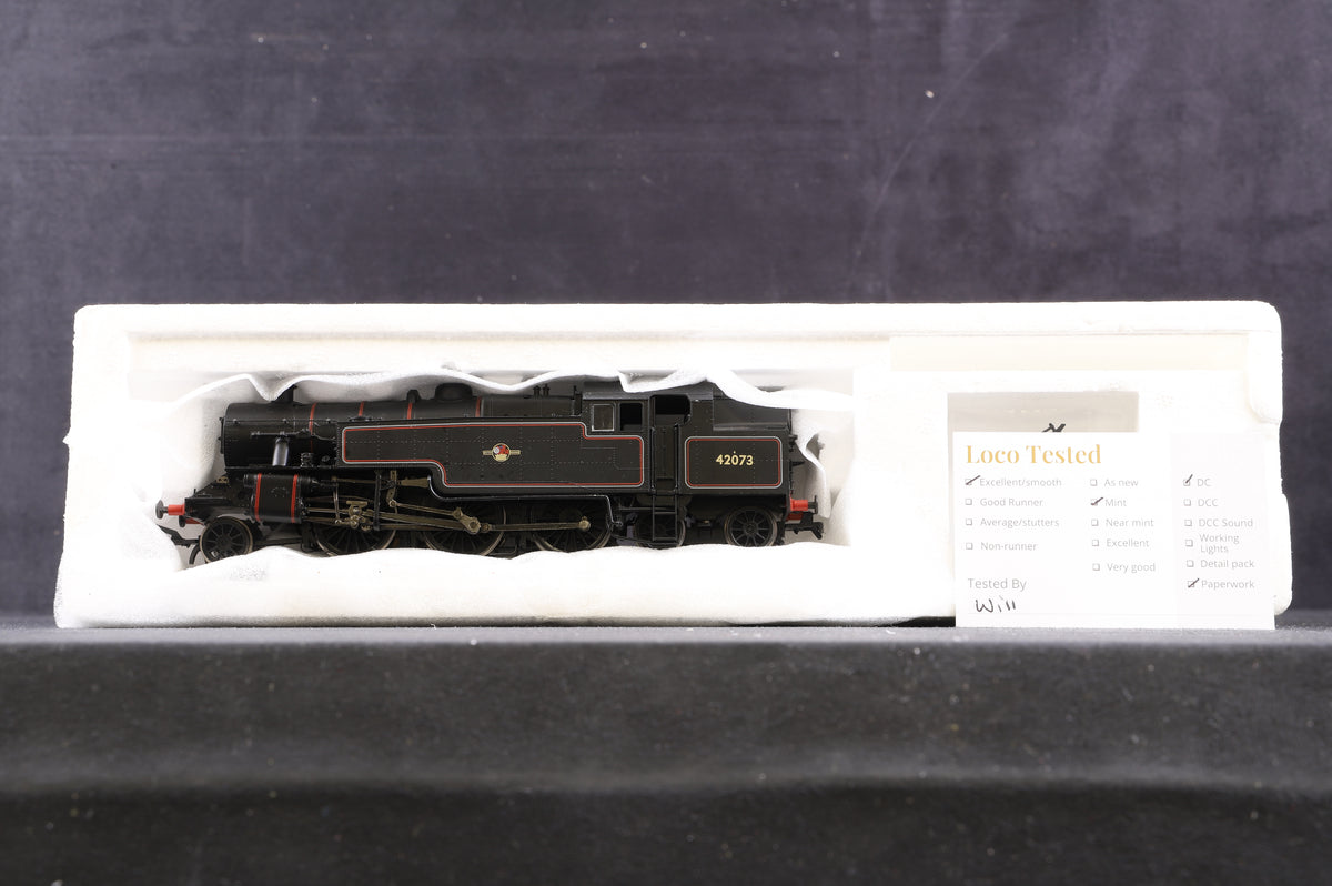 Bachmann OO 32-877 Fairburn Tank &#39;42073&#39; BR Lined Black L/C