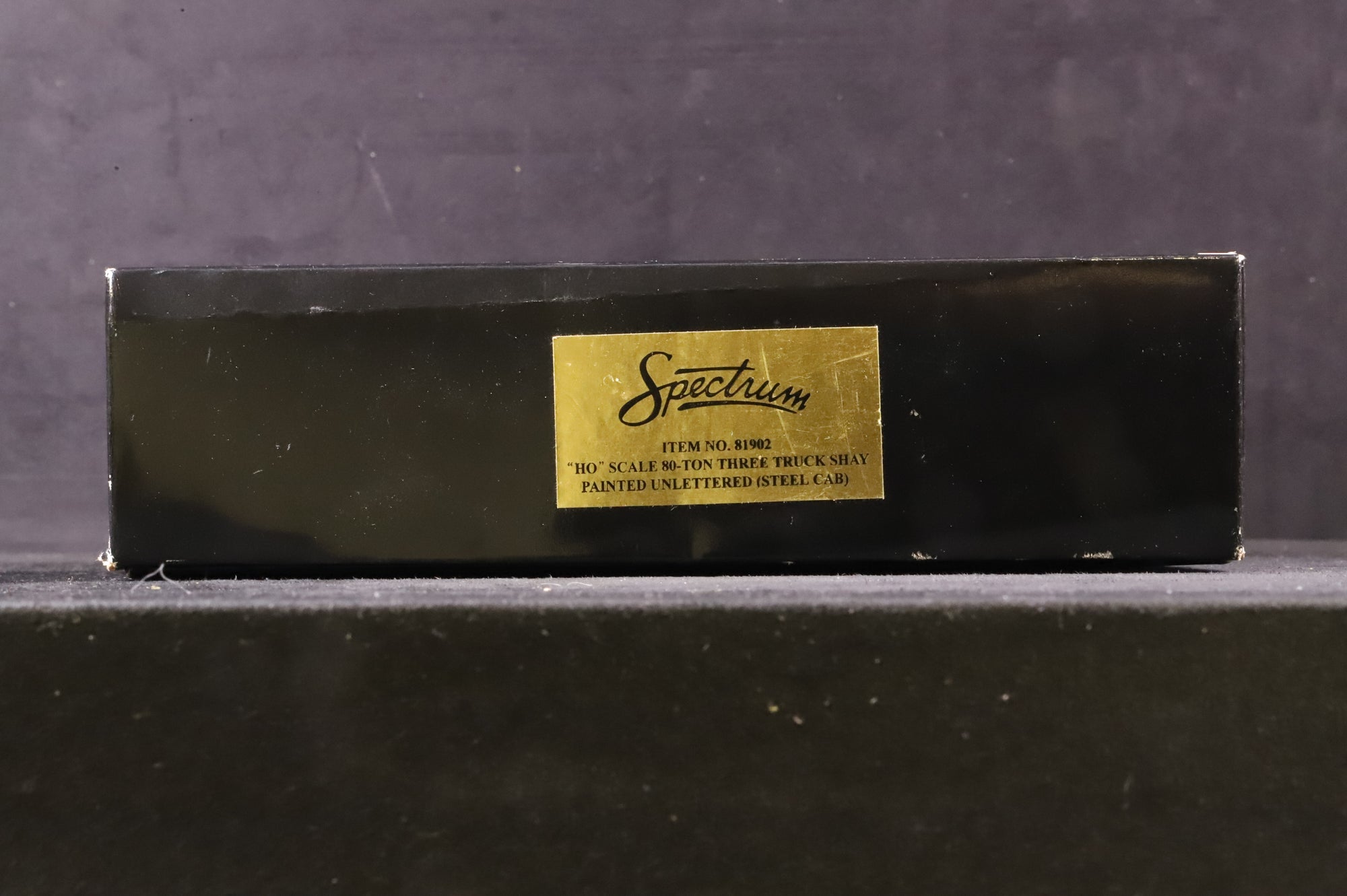 Spectrum HO 81902 80-Ton Three Truck Shay Painted Unlettered (Steel Cab)