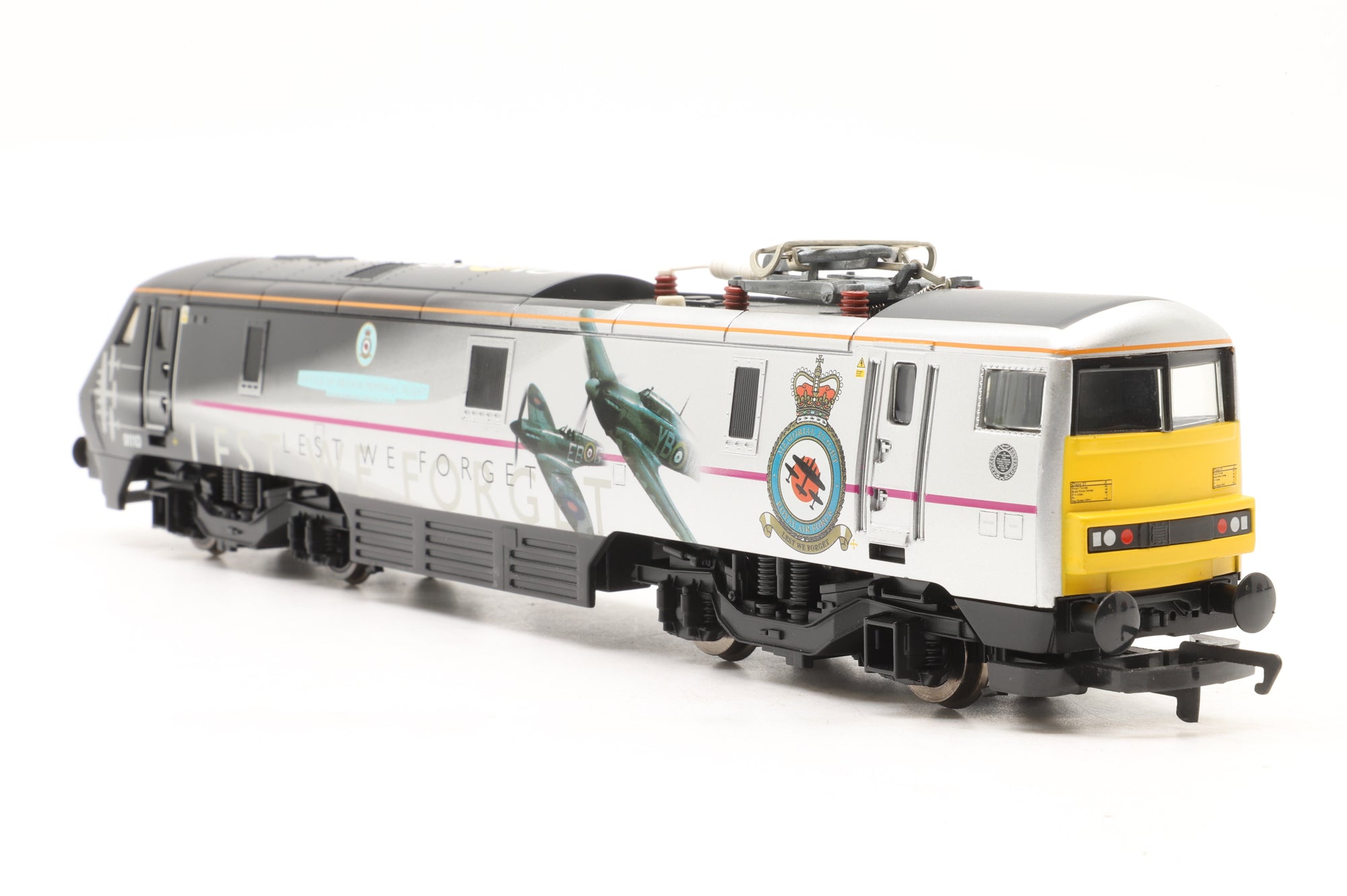 Hornby OO R3001 Class 91 '91110' 'Battle of Britain' East Coast Ltd Ed 522/1000 DCC Fitted