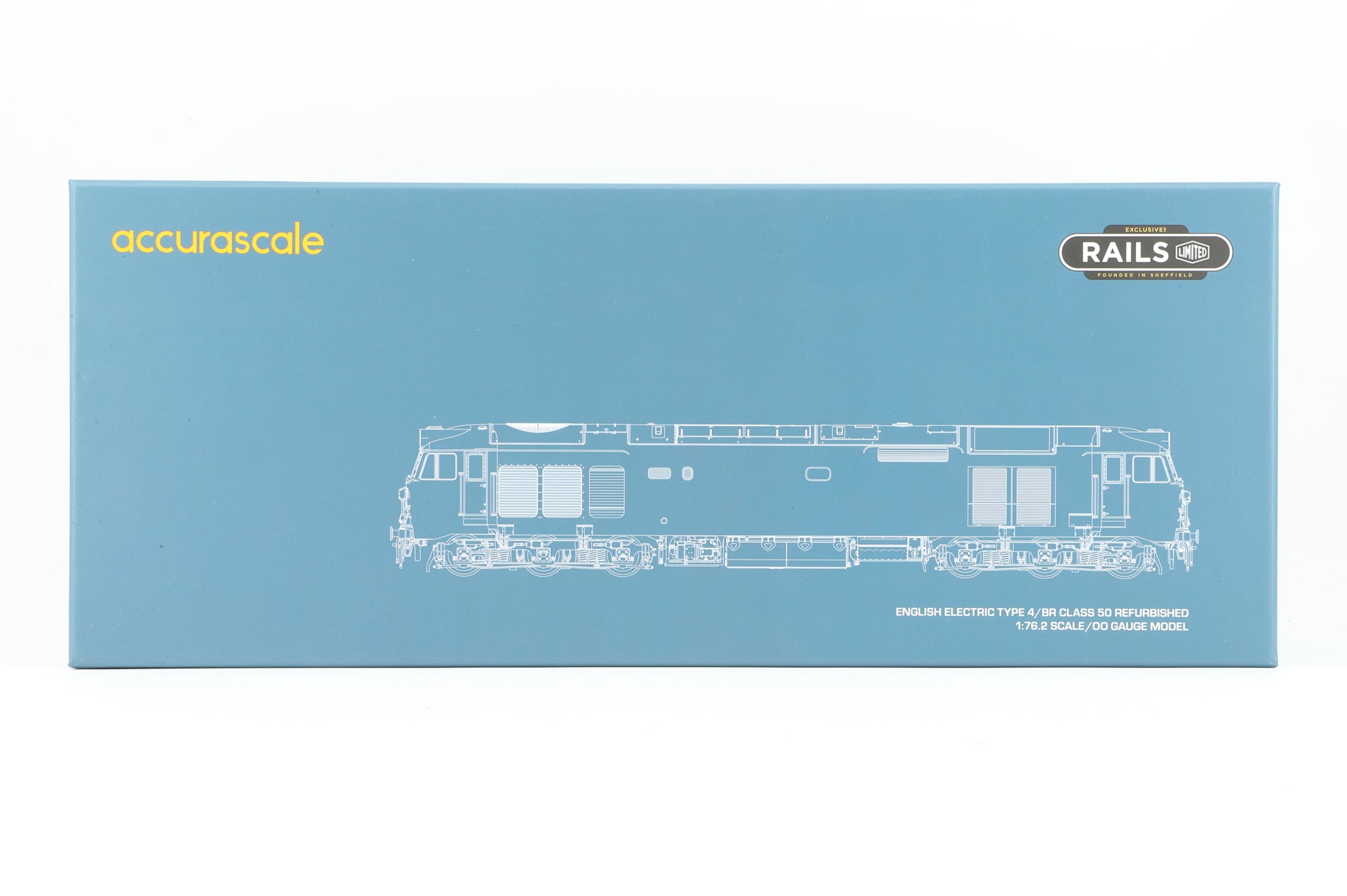 Accurascale OO ACC2398 BR Class 50 '50020' 'Revenge' BR Blue Large Logo DCC Sound