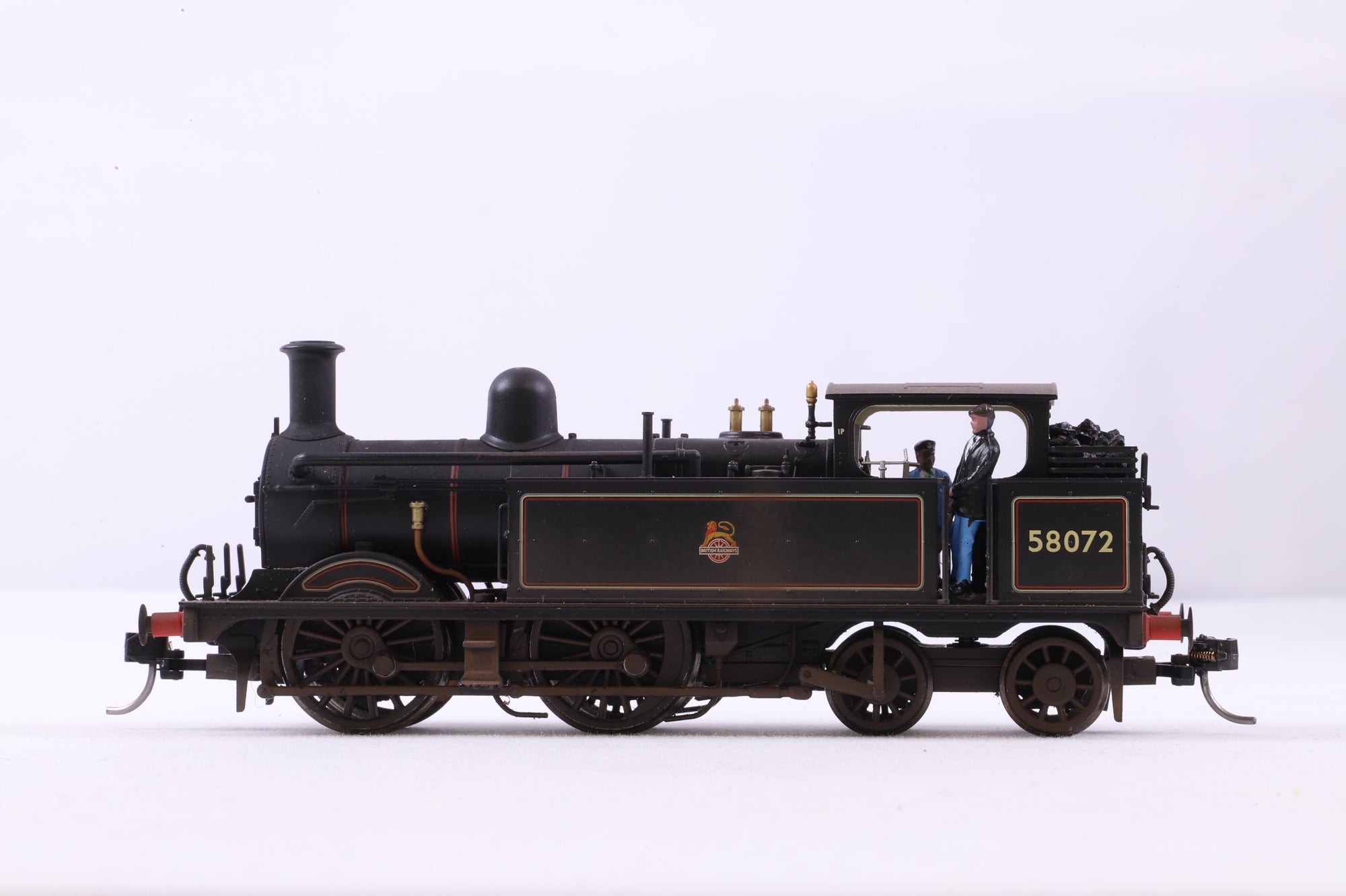 Bachmann OO 31-742SF Midland 1P Tank No.58072 in Lined BR Black w/ Early Crests - DCC Sound & TMC Weathered