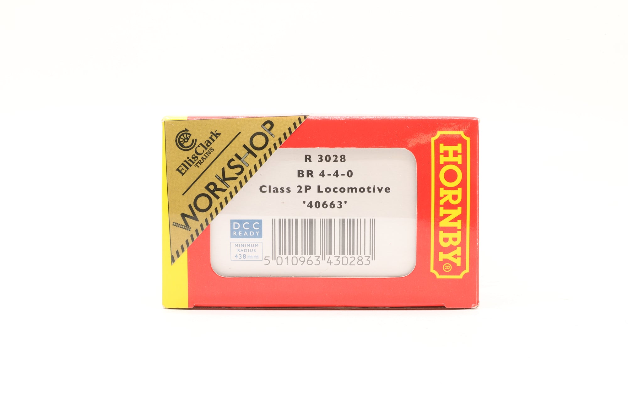 WORKSHOP Hornby OO R3028 Class 2P 40663 in Lined BR Black w/ Late Crests