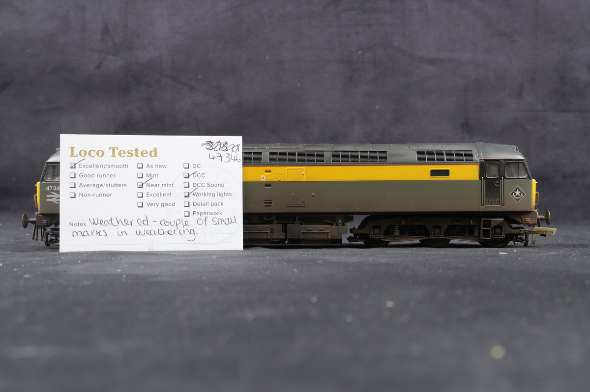 Bachmann OO 31-661D Class 47/3 &#39;47346&#39; BR Departmental, Weathered &amp; DCC Fitted