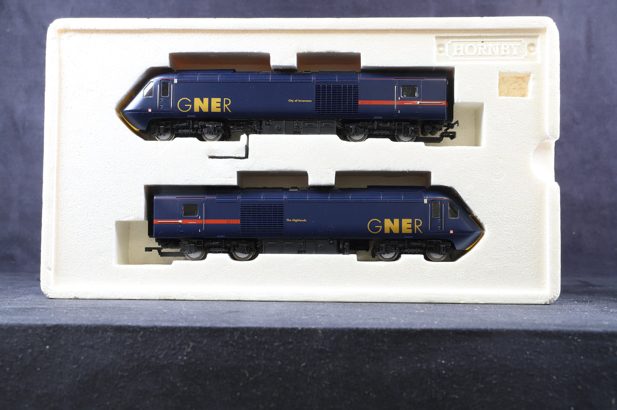 Hornby OO R2703 Class 43 HST Power Car Twin Pack &#39;GNER&#39;