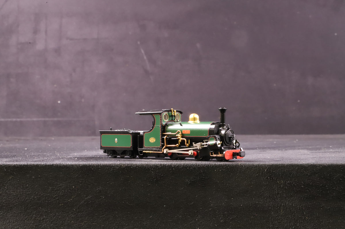 Bachmann OO9 391-135 Mainline Hunsley 2-4-0STT &#39;Linda&#39; Ffestiniog Railway Green DCC Sound