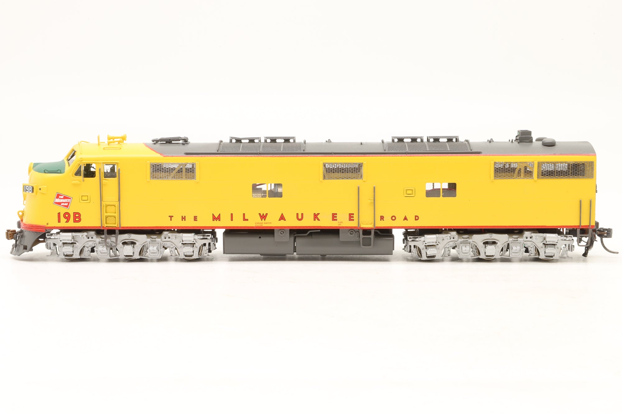 Overland Models/Ajin Precision HO Brass E8A #19B in Union Pacific Yellow