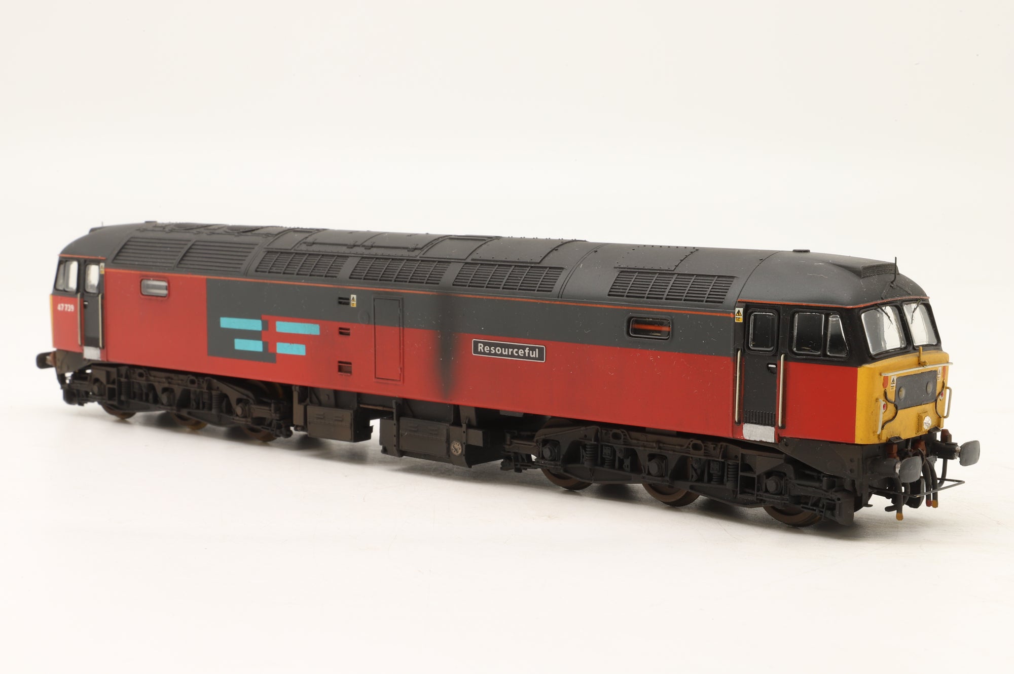 Lima OO Class 47 '47739' BR Blue Large Logo Weathered
