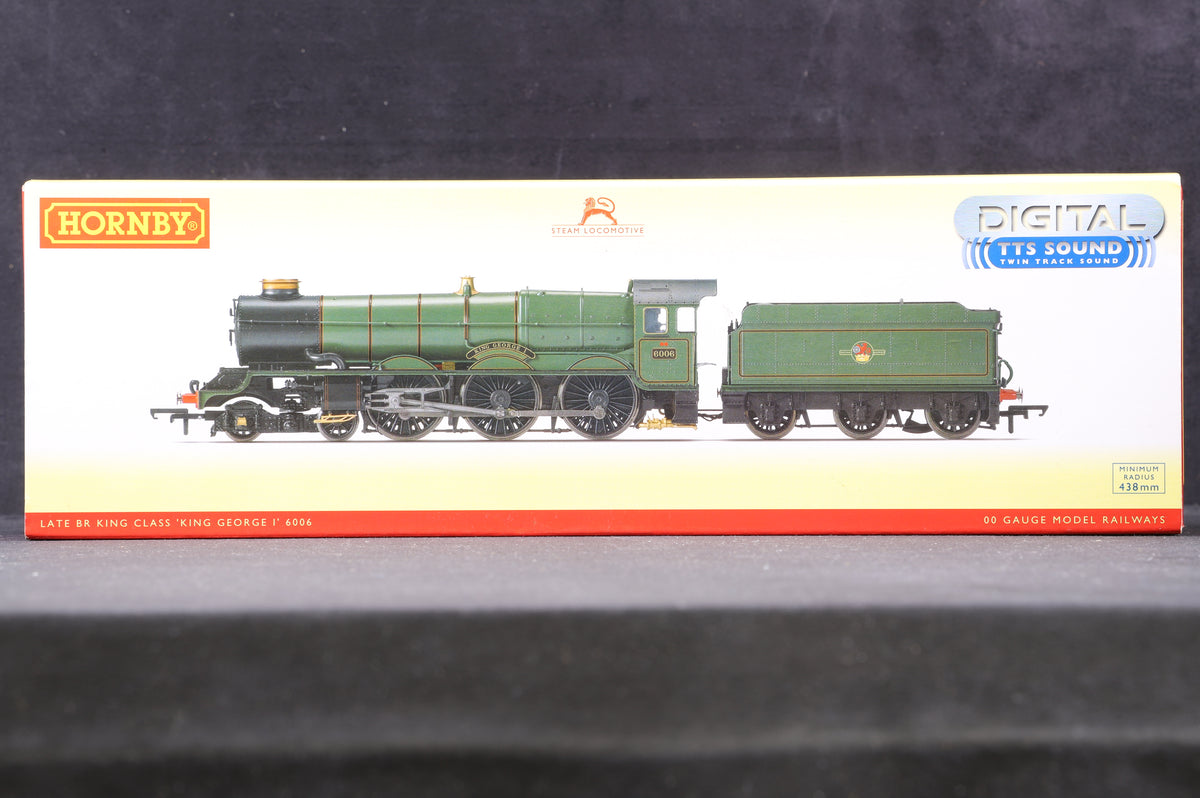 Hornby OO R3384TTS BR (Late) King Class &#39;King George I&#39; &#39;6006&#39;, DCC Sound