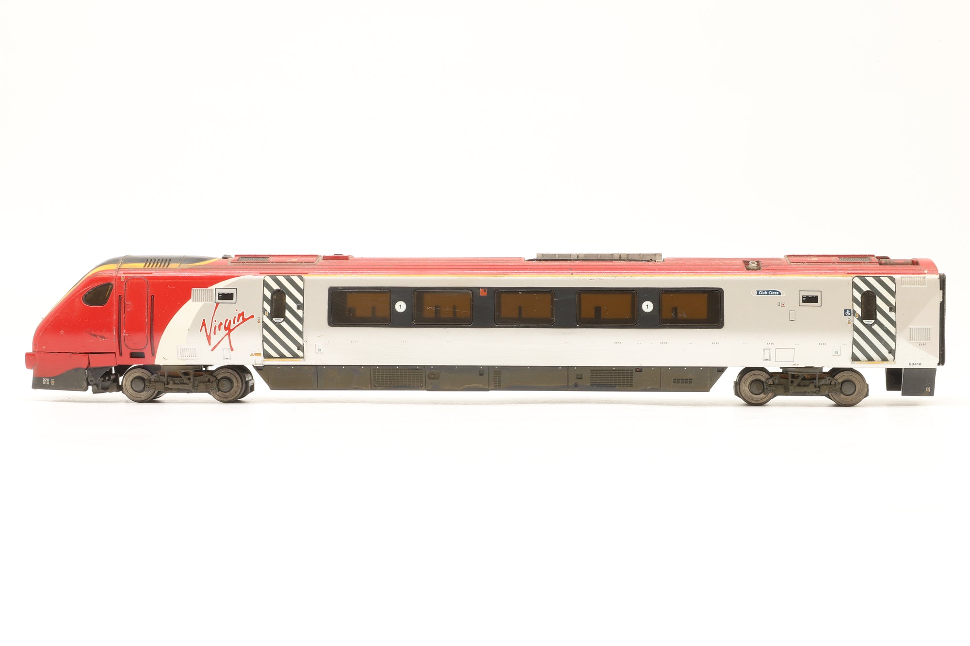 WORKSHOP Bachmann OO 32-602 Class 220 Voyager 4-Car Unit 22018 'Dorset Voyager' in Virgin Trains Livery – Weathered