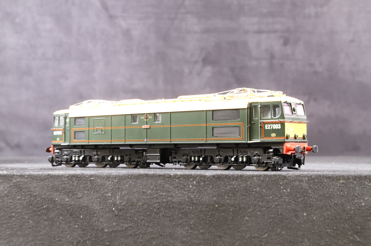 Heljan OO 7705 EM2 &#39;E27003&#39; BR Lined Green w/Half Yellow Panels