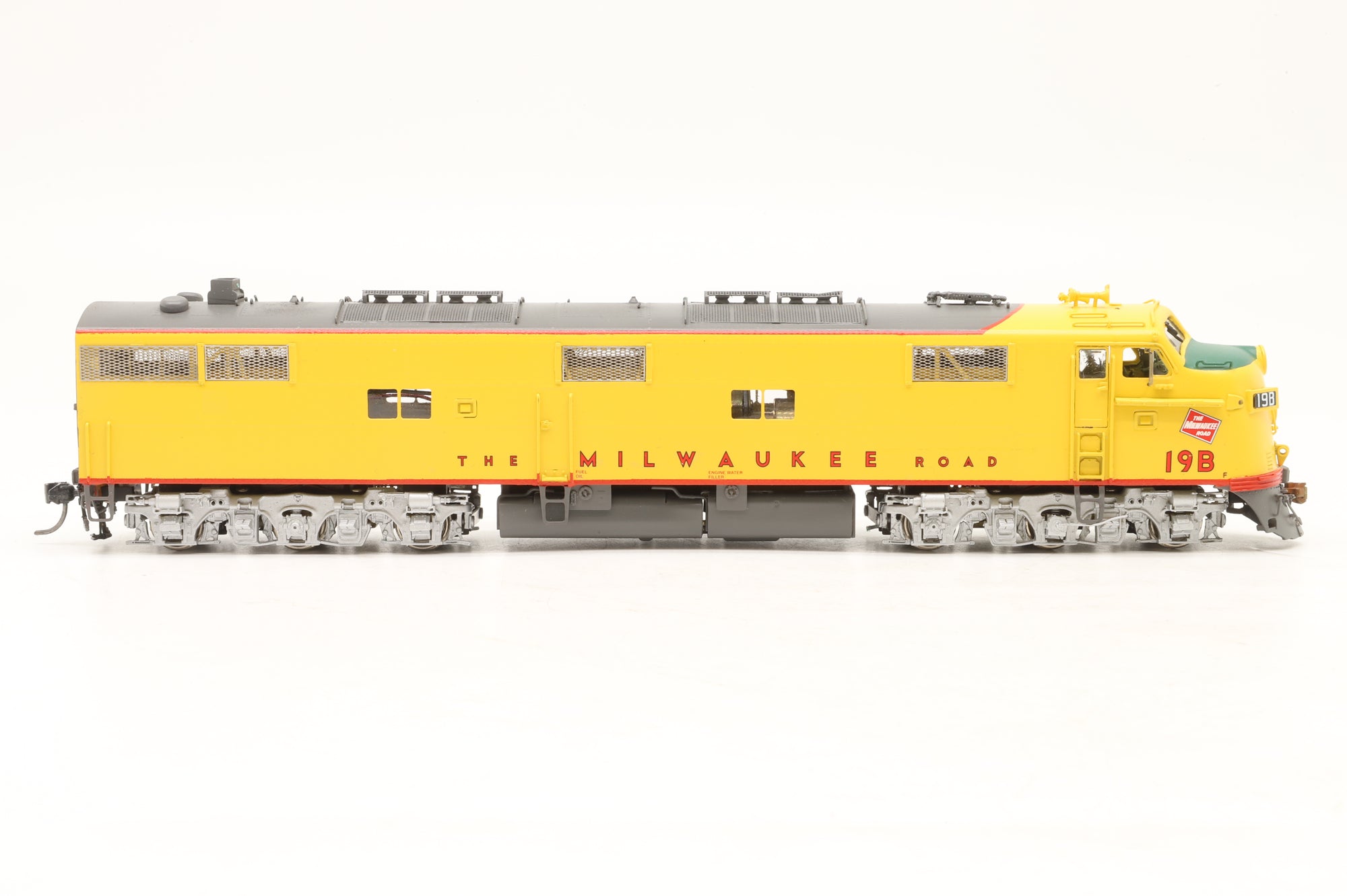 Overland Models/Ajin Precision HO Brass E8A #19B in Union Pacific Yellow