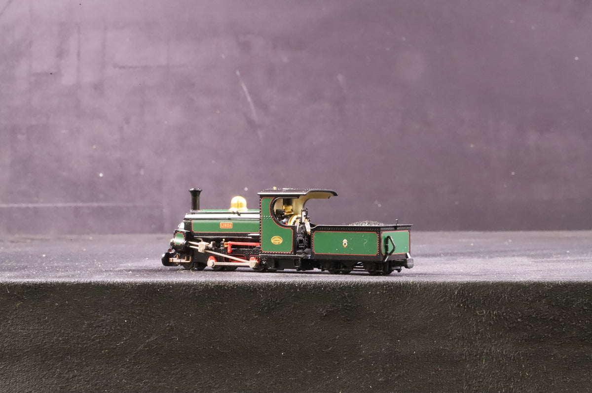 Bachmann OO9 391-135 Mainline Hunsley 2-4-0STT &#39;Linda&#39; Ffestiniog Railway Green DCC Sound