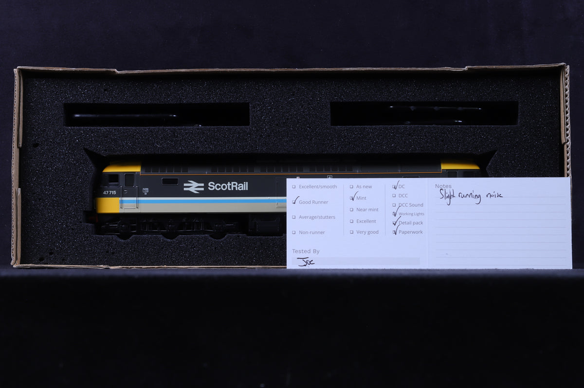 Heljan OO 4807 Class 47 47715 &#39;Haymarket&#39; in BR Scotrail Livery