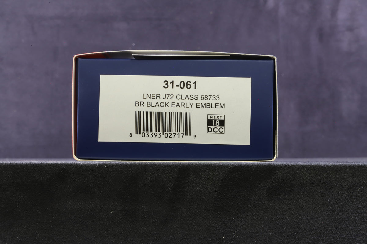Bachmann OO 31-061 LNER J72 Class &#39;68733&#39; BR Black E/C Weathered